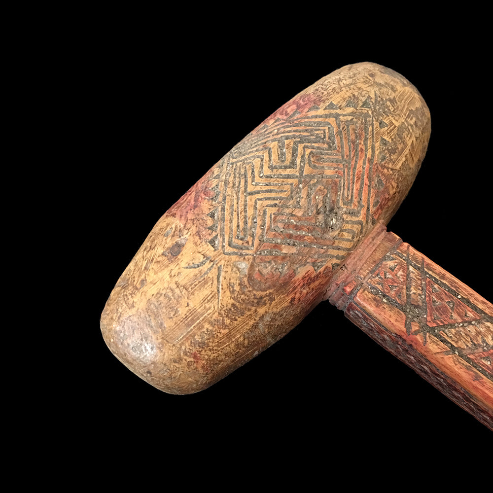 Wooden Sugar Hammer | Vintage Ethnic Jewellery | Berber Jewellery