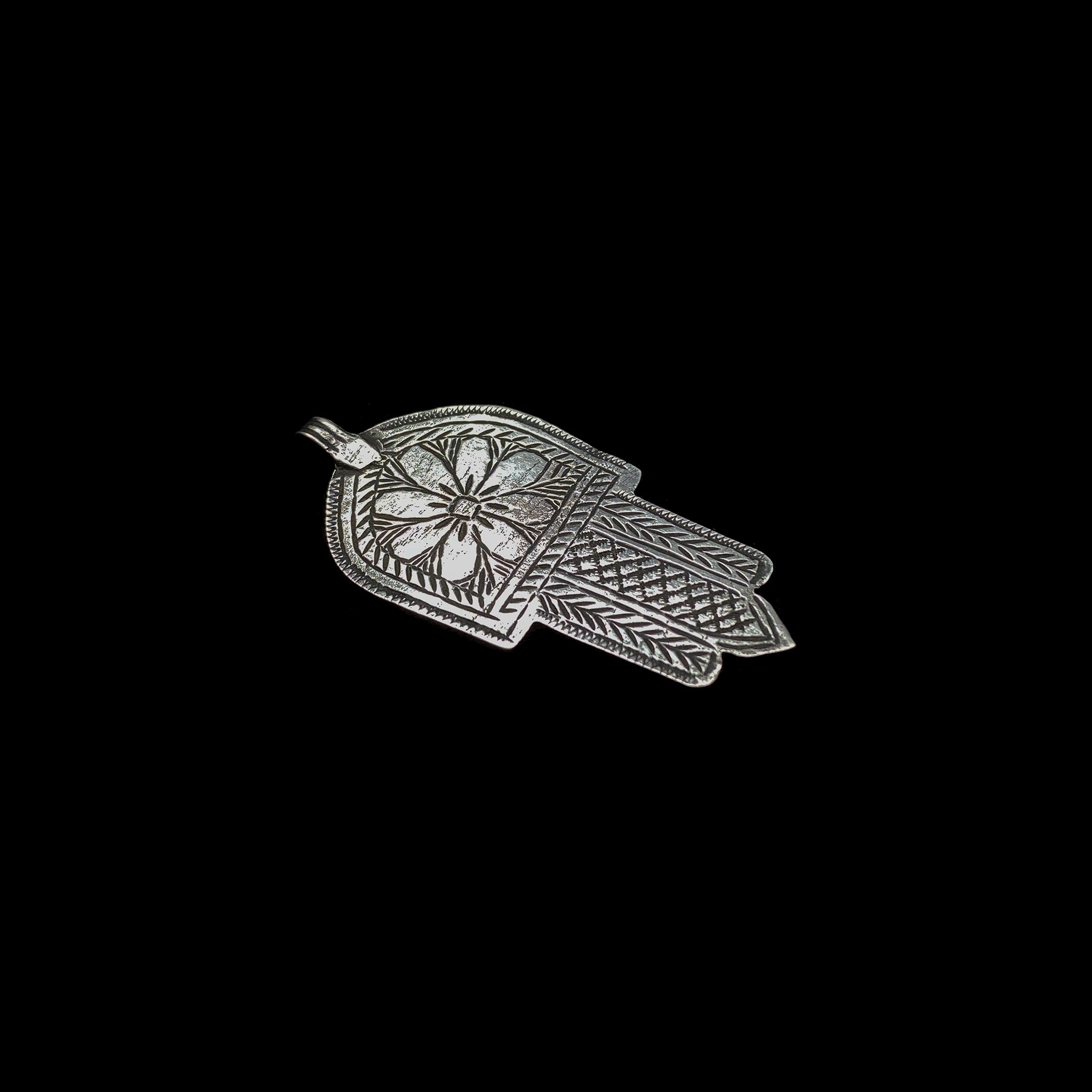 Old Moroccan Silver Berber 'Hand of Fatima' Khamsa (Hamsa)