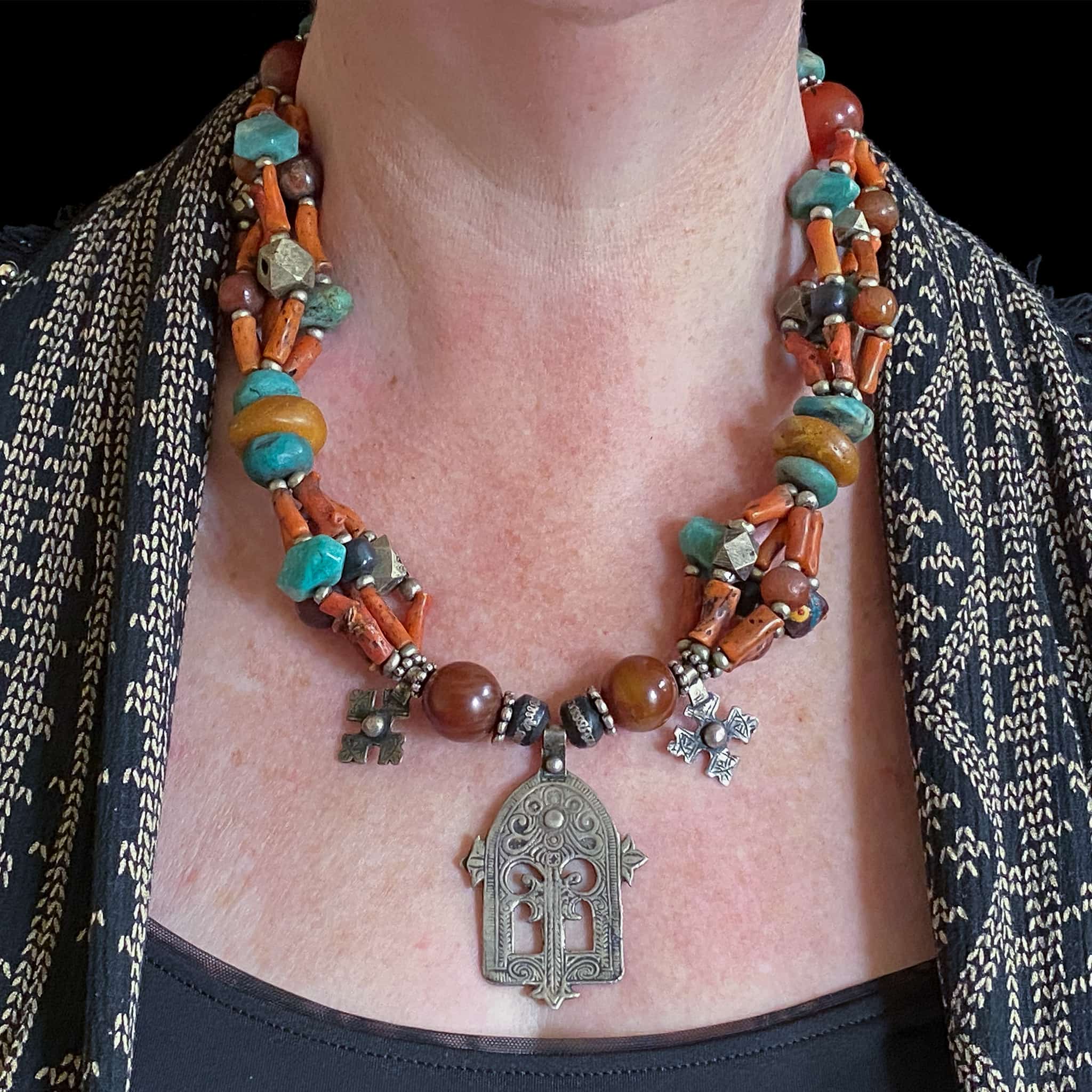 Moroccan Necklace | Vintage Ethnic Jewellery | Berber Jewellery