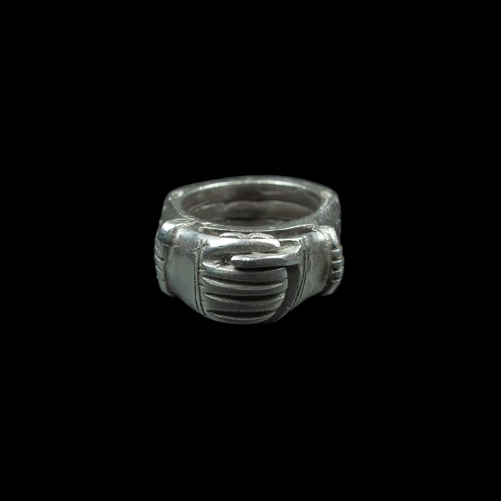 Silver Amazigh (Berber) Eternity Ring | Vintage Ethnic Jewellery