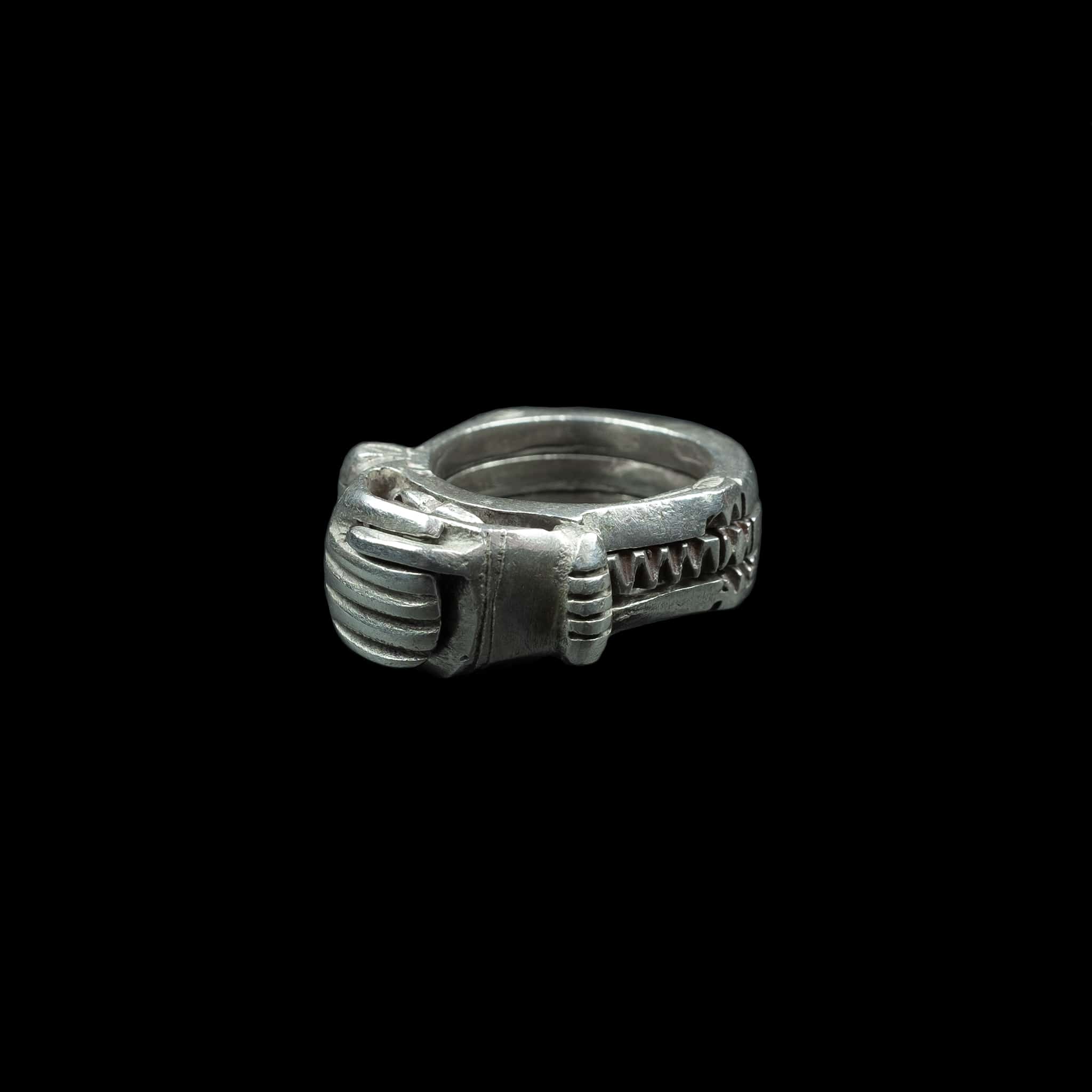 Silver Amazigh (Berber) Eternity Ring | Vintage Ethnic Jewellery