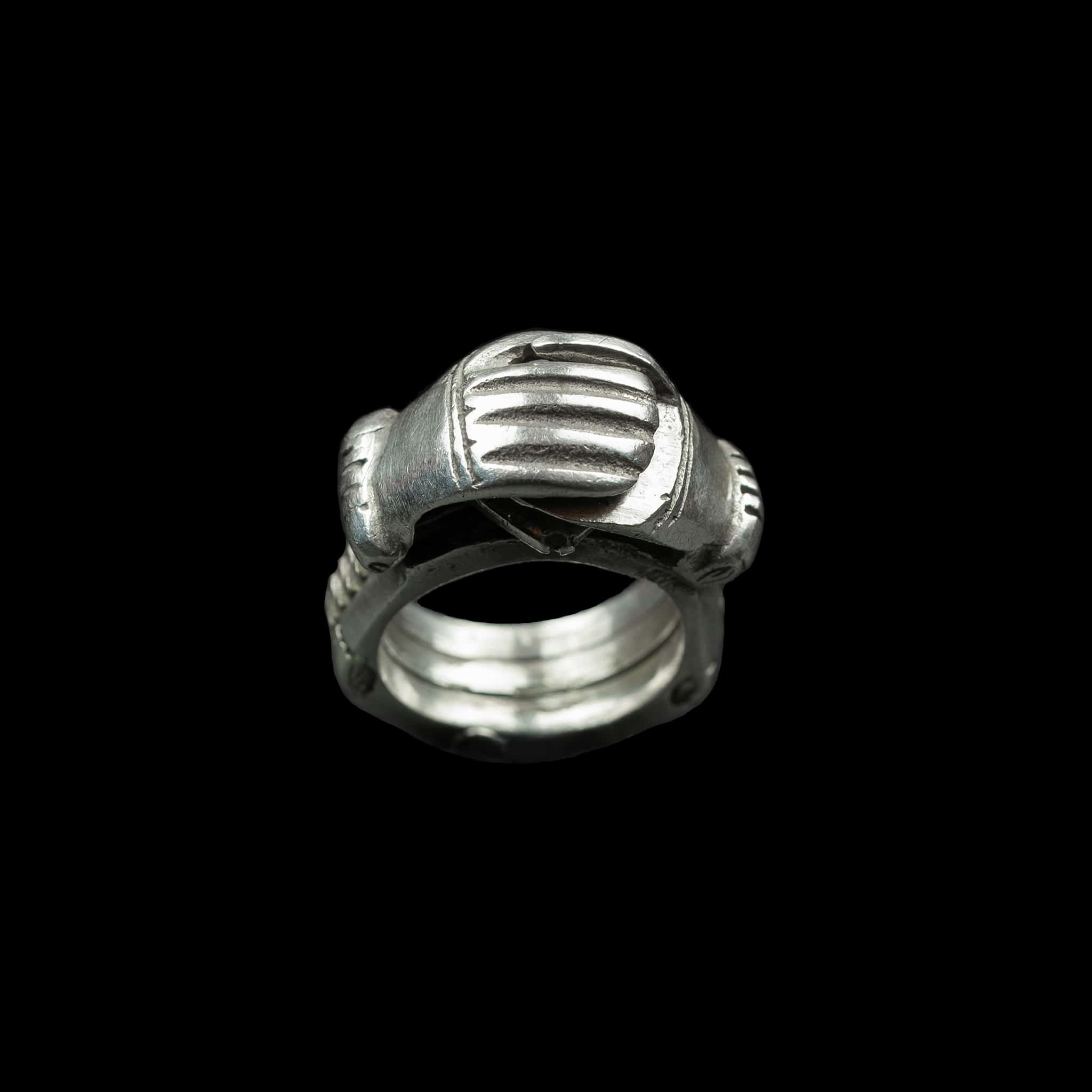 Silver Amazigh (Berber) Eternity Ring | Vintage Ethnic Jewellery