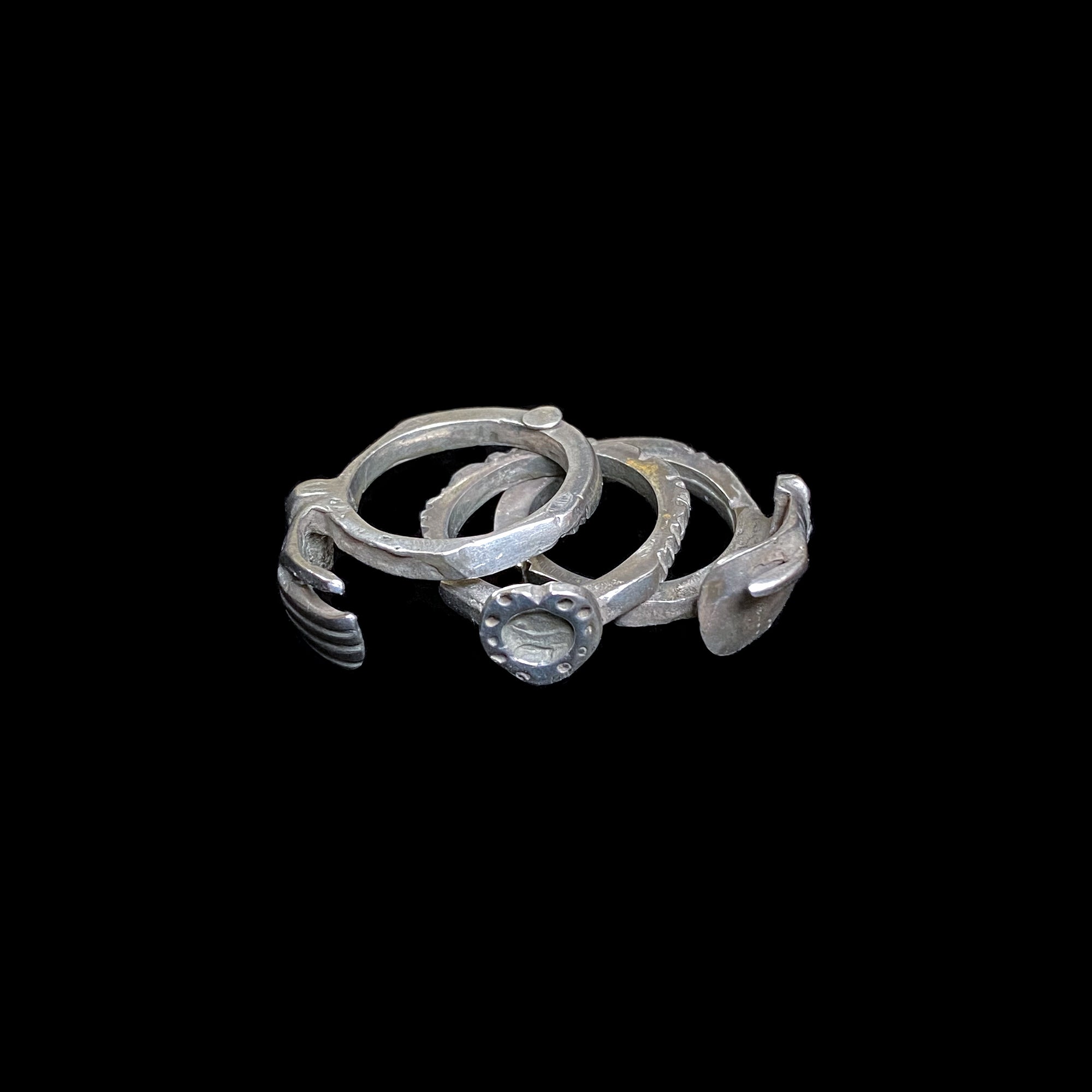 Amazigh Silver (Berber) Eternity Ring - Medium