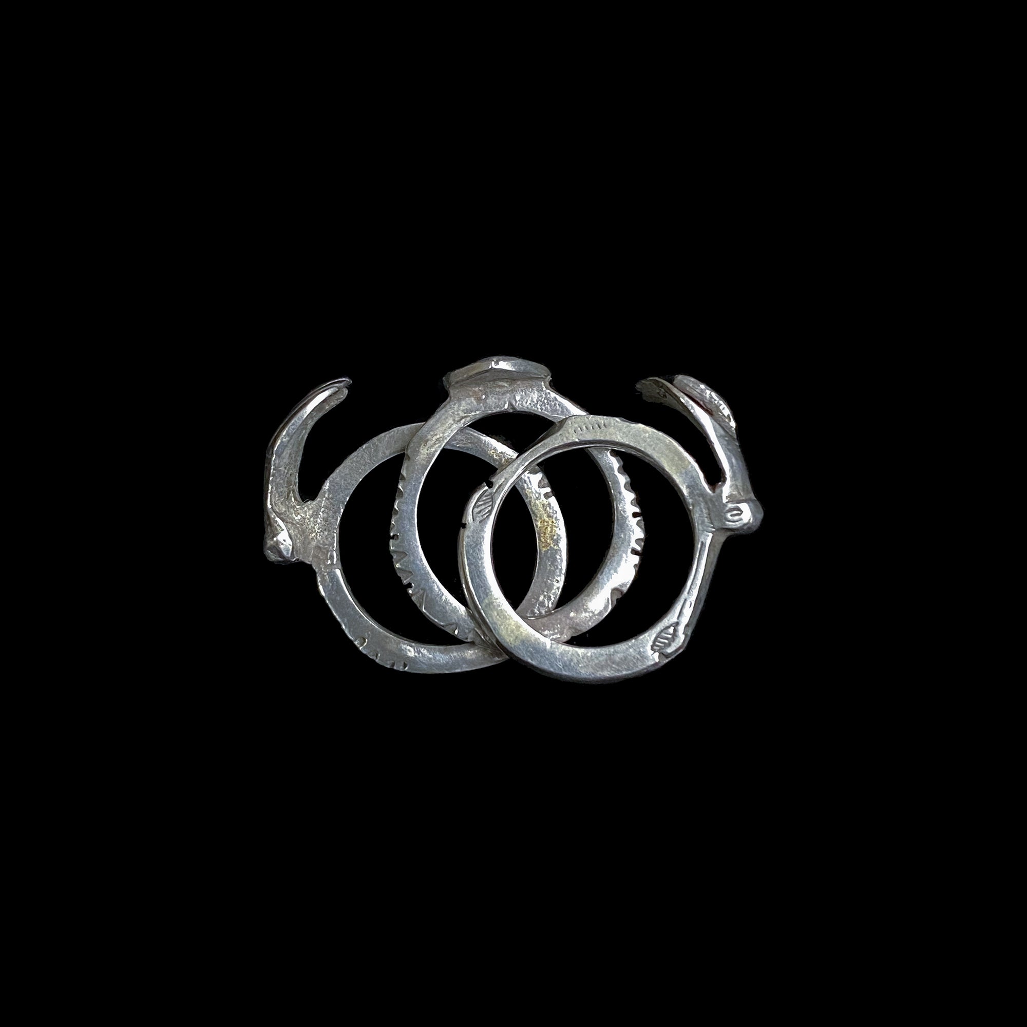 Amazigh Silver (Berber) Eternity Ring - Medium