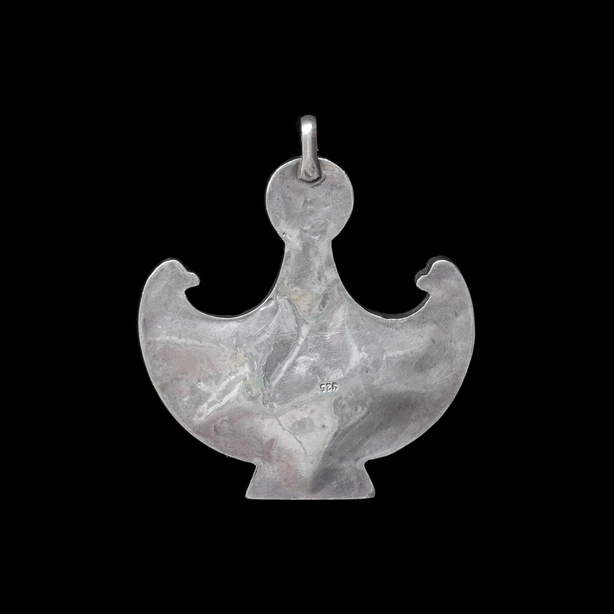 Sterling Silver Bird Pendant From Afghanistan | Vintage Ethnic Jewellery