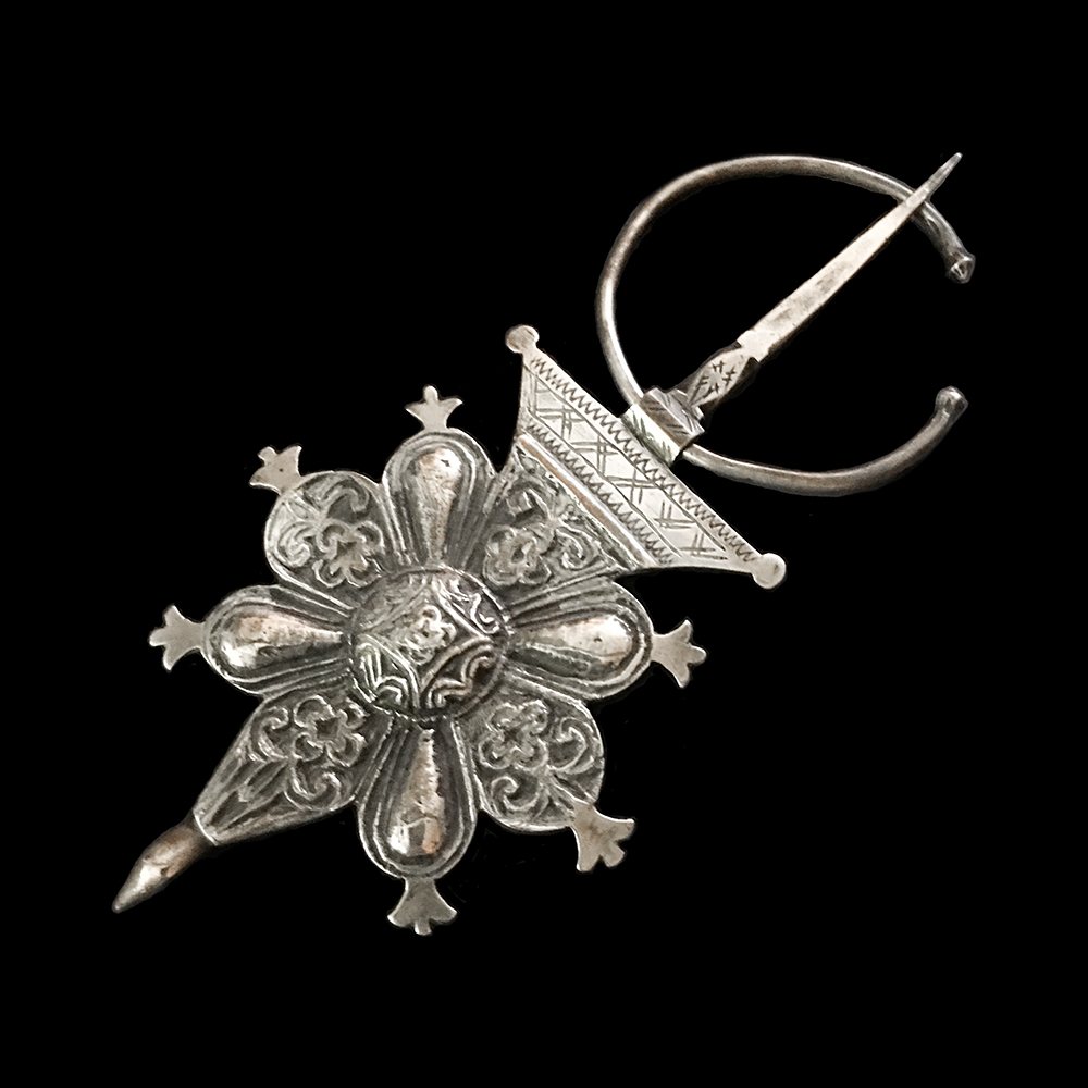 Vintage fibula from the Souss valley, Morocco