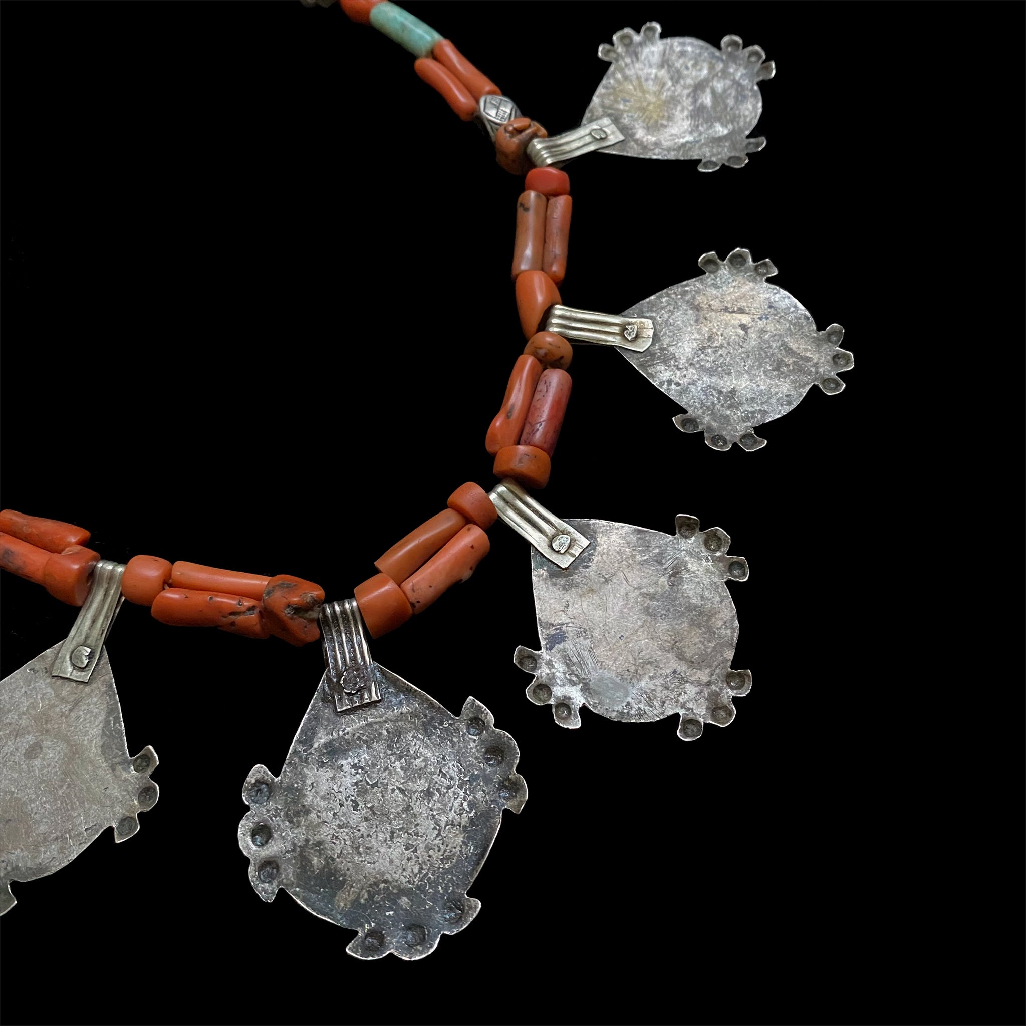 Silver Moroccan Berber Necklace, Ida ou Nadif tribe, Anti-Atlas