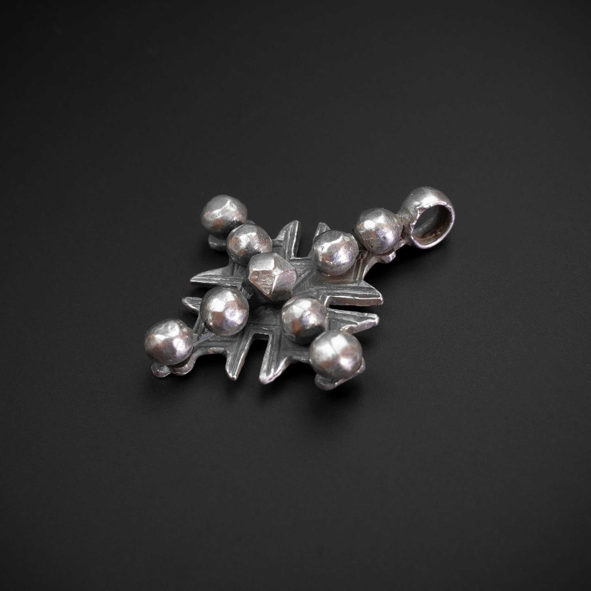 Vintage Silver Southern Cross Pendant, Guelmim, South Morocco
