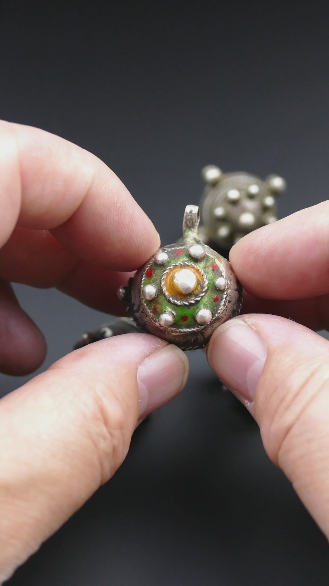Old Silver Akka Beads, South Morocco