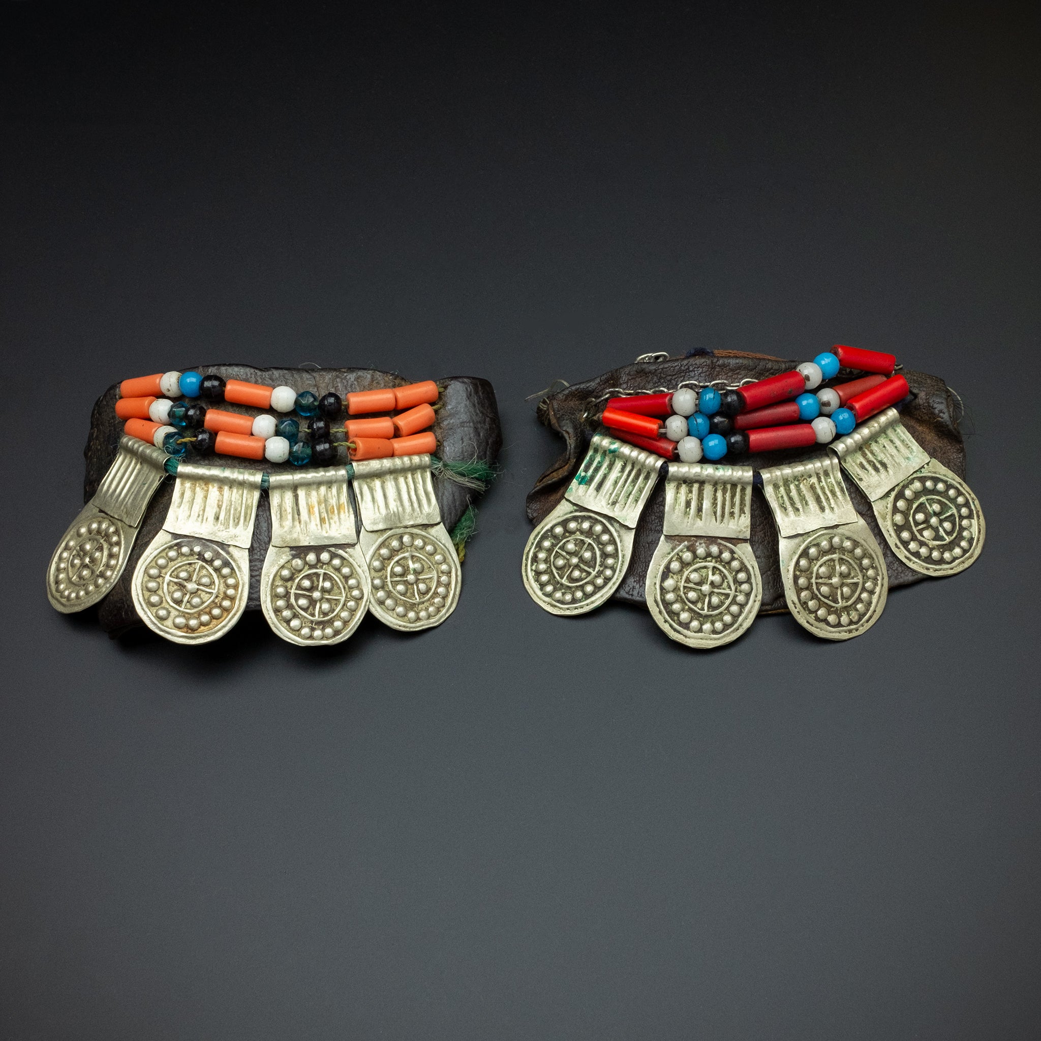 Old Leather Hair Adornment, Draa Valley, Morocco