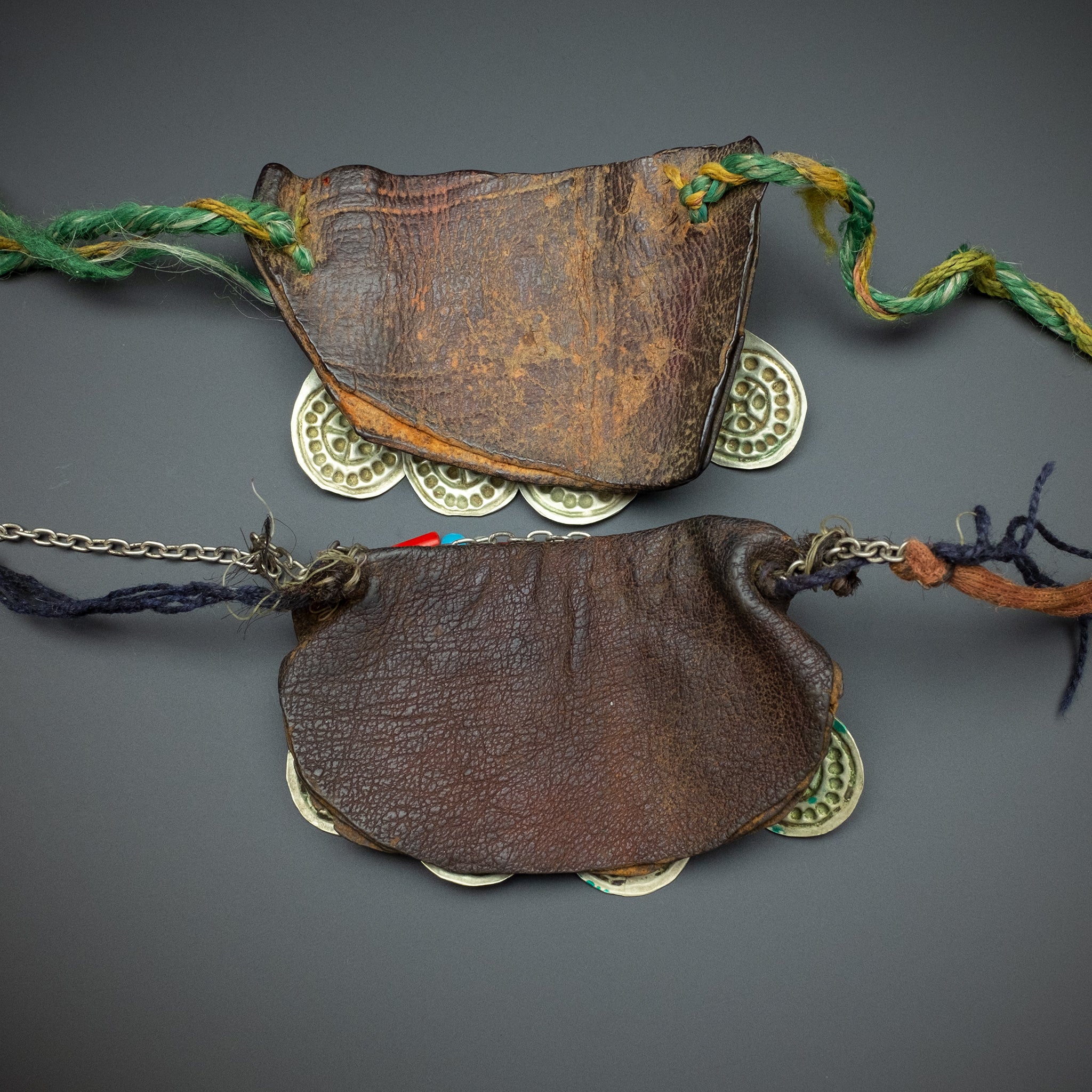 Old Leather Hair Adornment, Draa Valley, Morocco