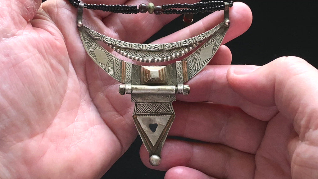 Silver Tuareg Necklace | Vintage Ethnic Jewellery | Tuareg Jewellery