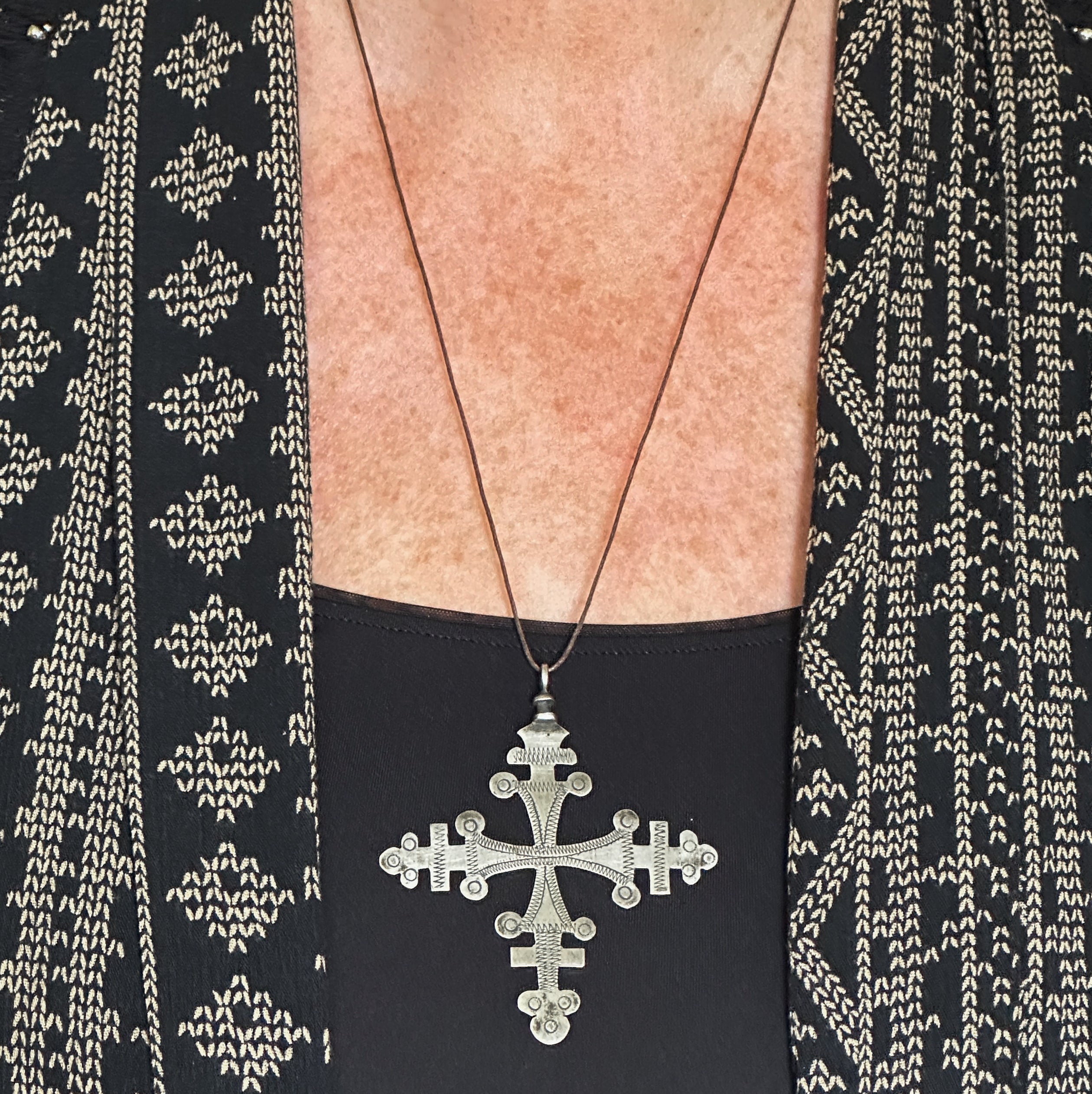 Old Ethiopian Cross - Large