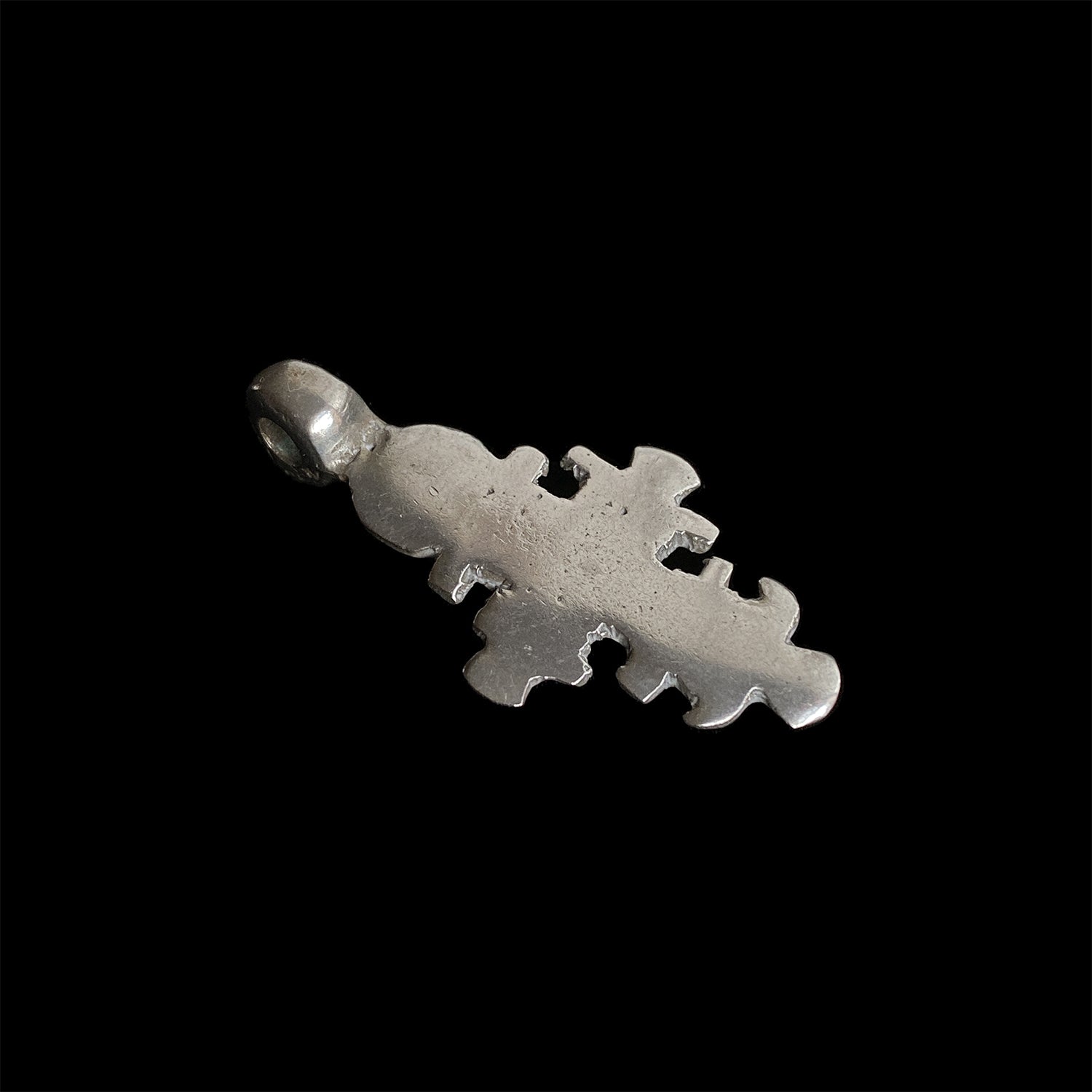Vintage silver cross pendant from Ethiopia