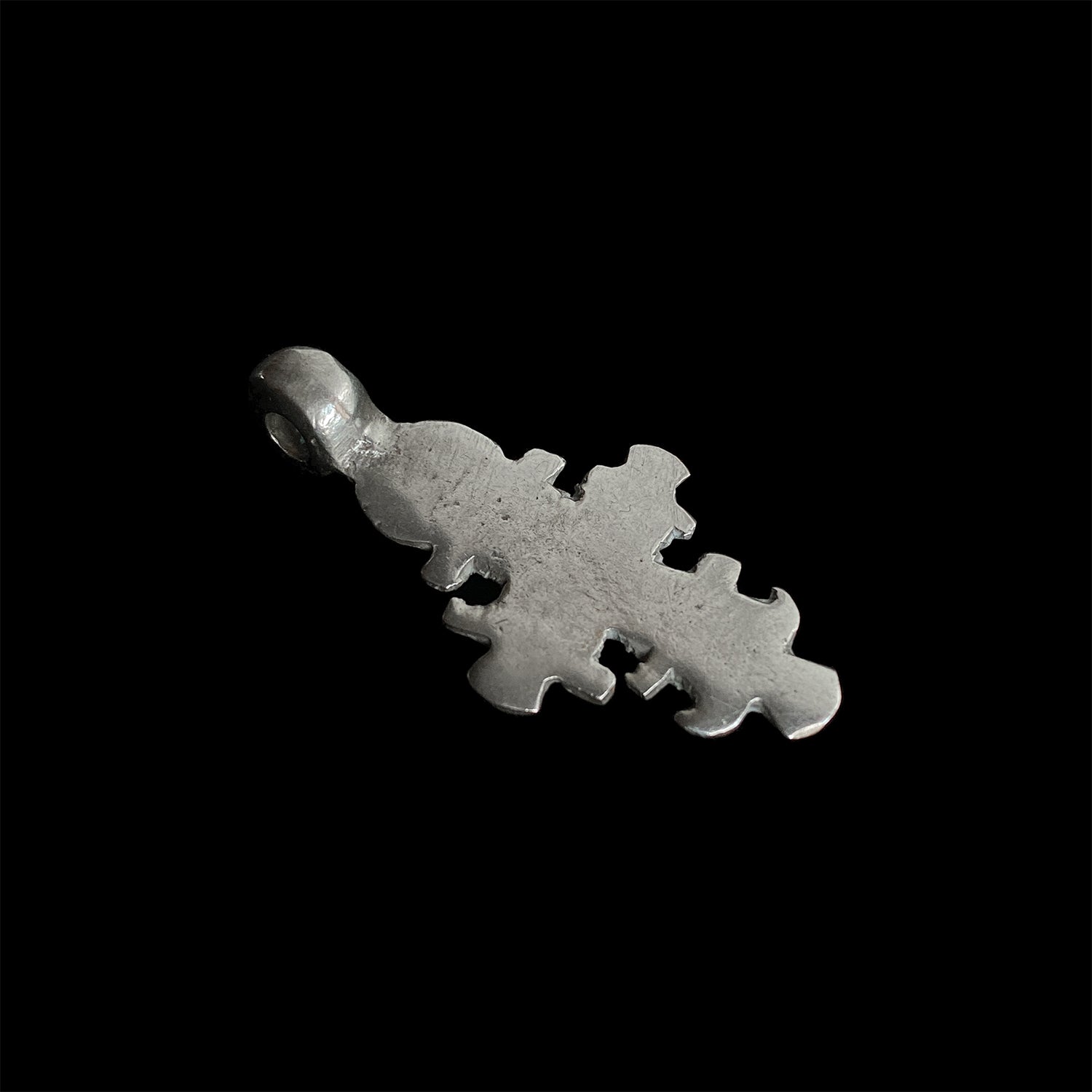 Vintage silver cross pendant from Ethiopia