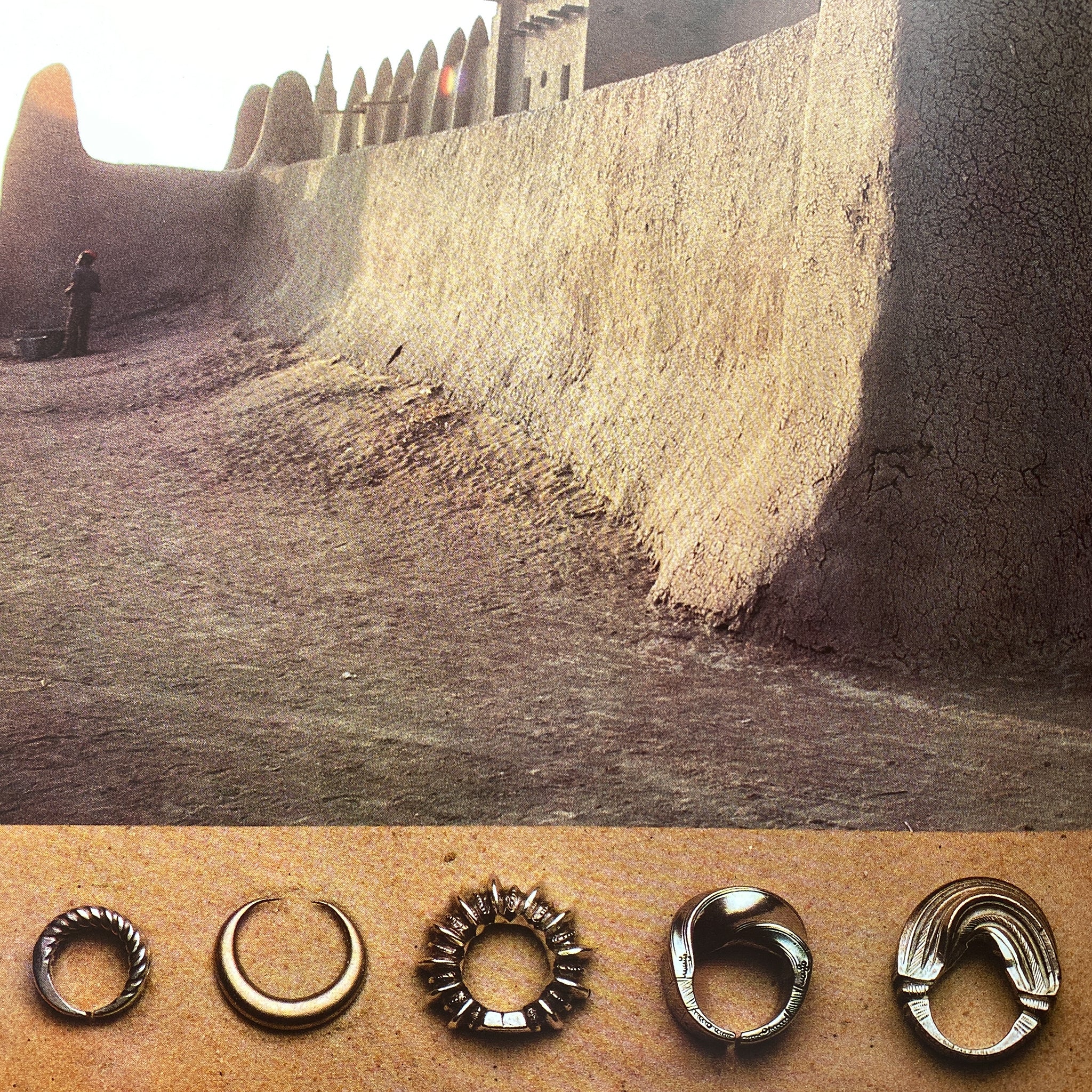 Old Silver Ceremonial Fulani Ring, Mali - LARGE