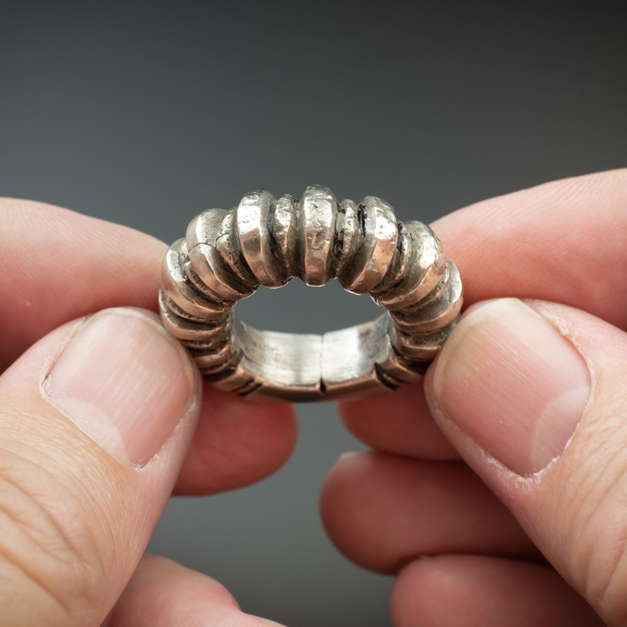 Vintage Silver Fulani Ring, Mali – MEDIUM