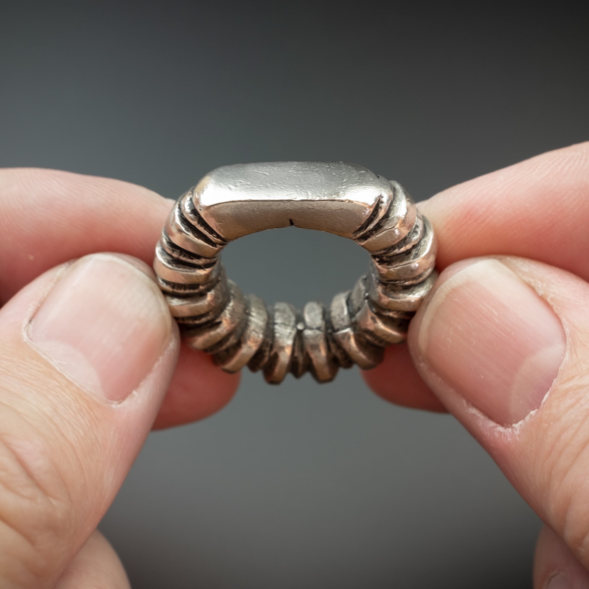 Vintage Silver Fulani Ring, Mali – MEDIUM