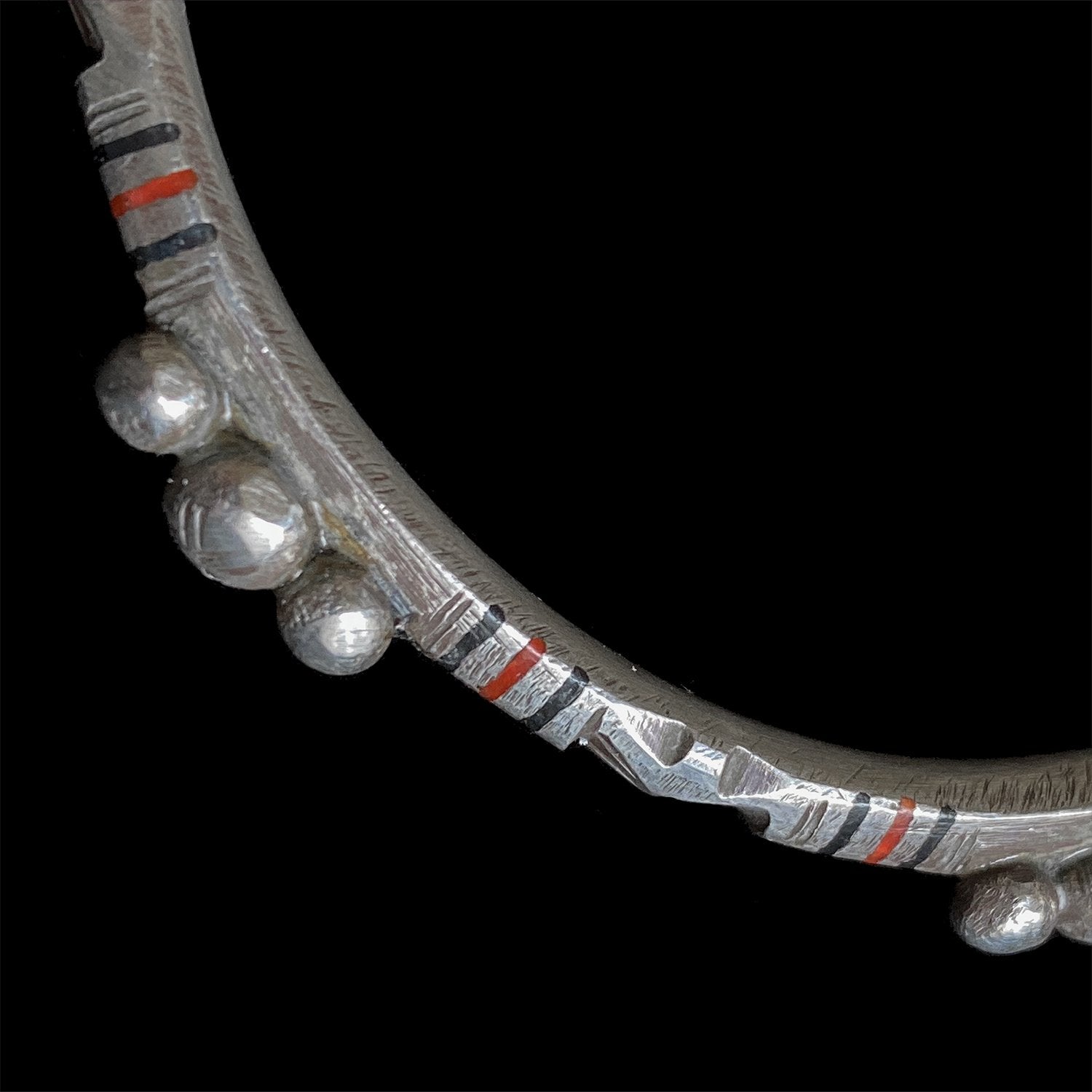 Silver Moroccan Bracelet | Vintage Ethnic Jewellery | Berber Jewellery