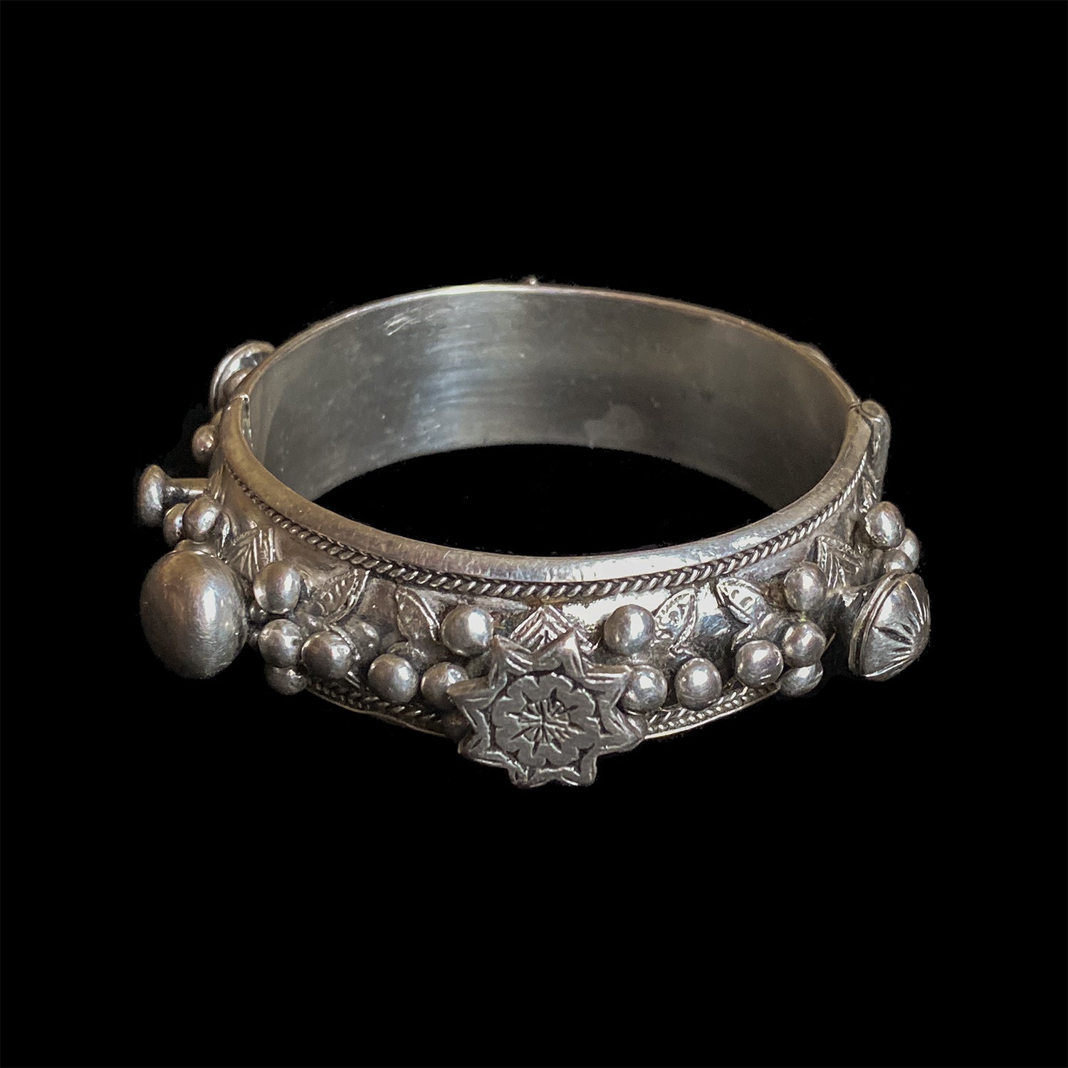 Vintage Silver Mizam Bracelet | Vintage Ethnic Jewellery