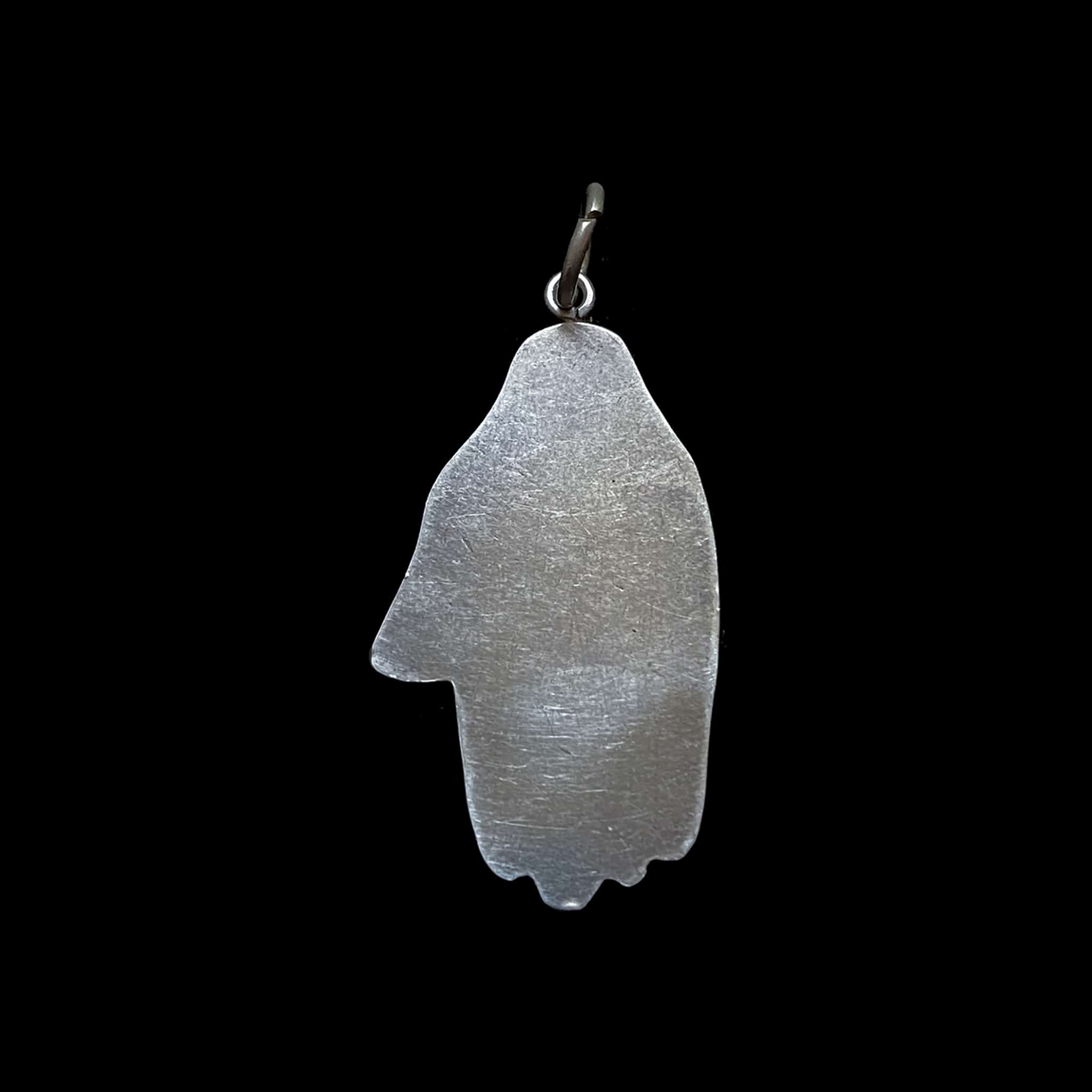 Old Silver 'Hand of Fatima' Khamsa (Hamsa), Guelmim, Morocco