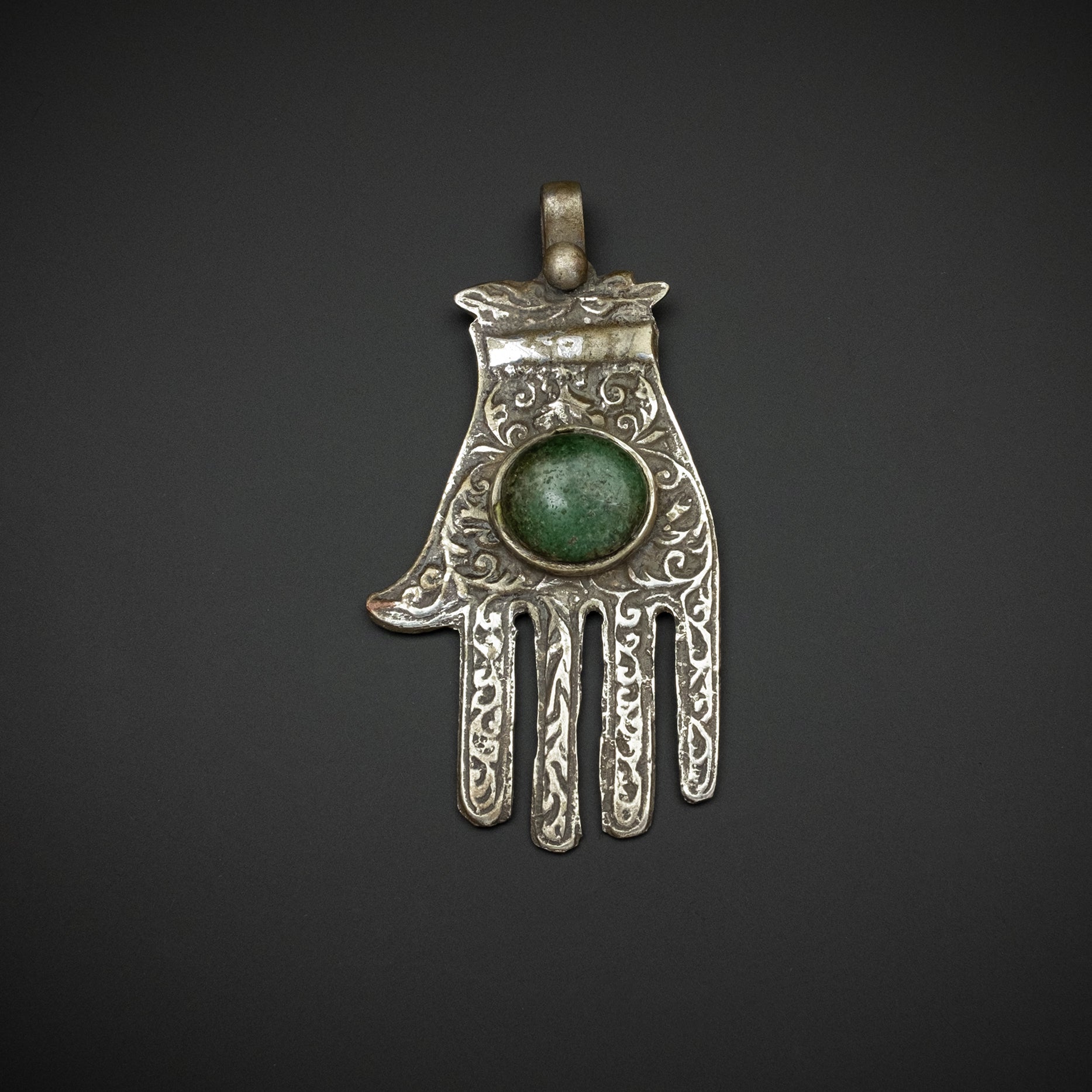 Old Moroccan Silver Khamsa (Hamsa)