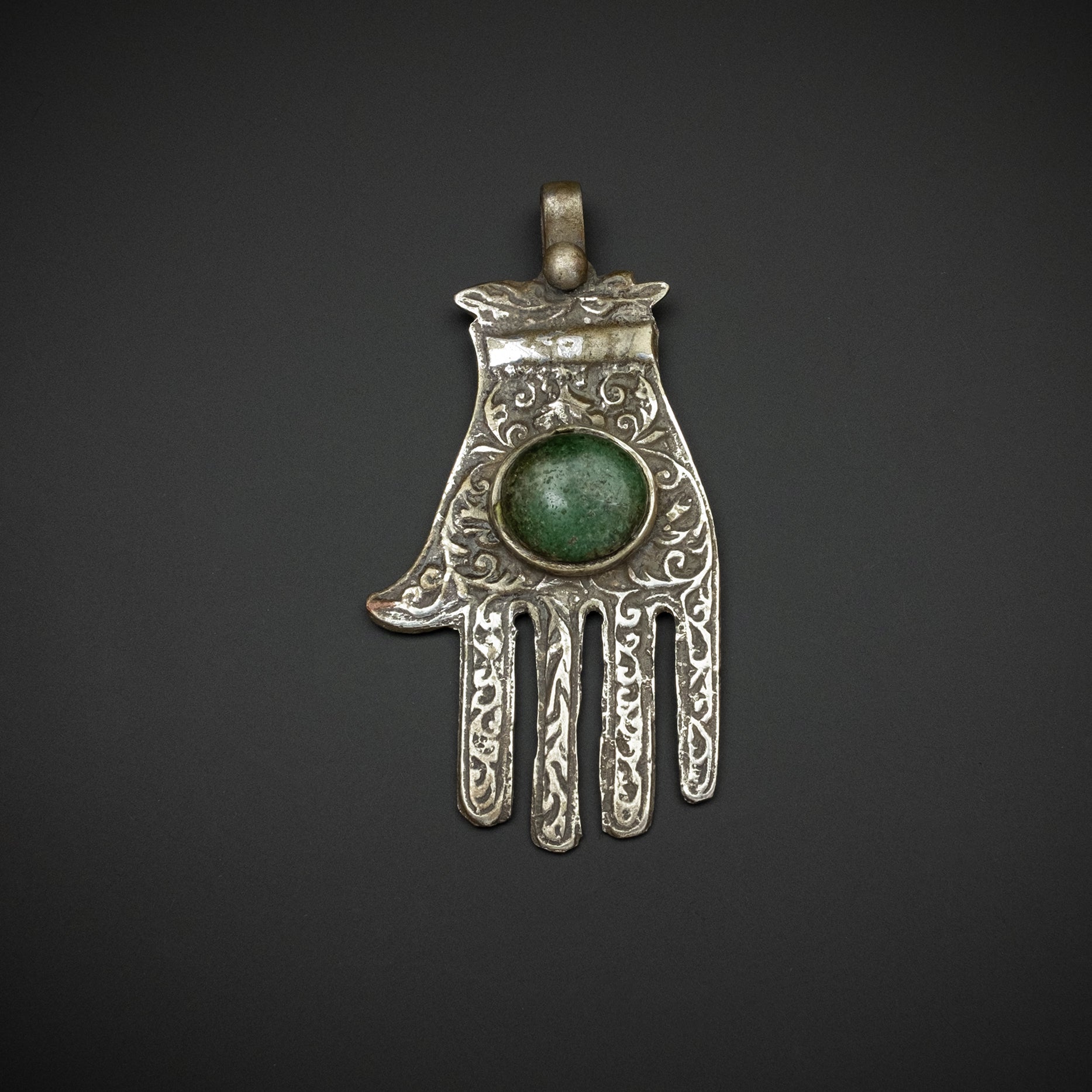 Old Moroccan Silver Khamsa (Hamsa)