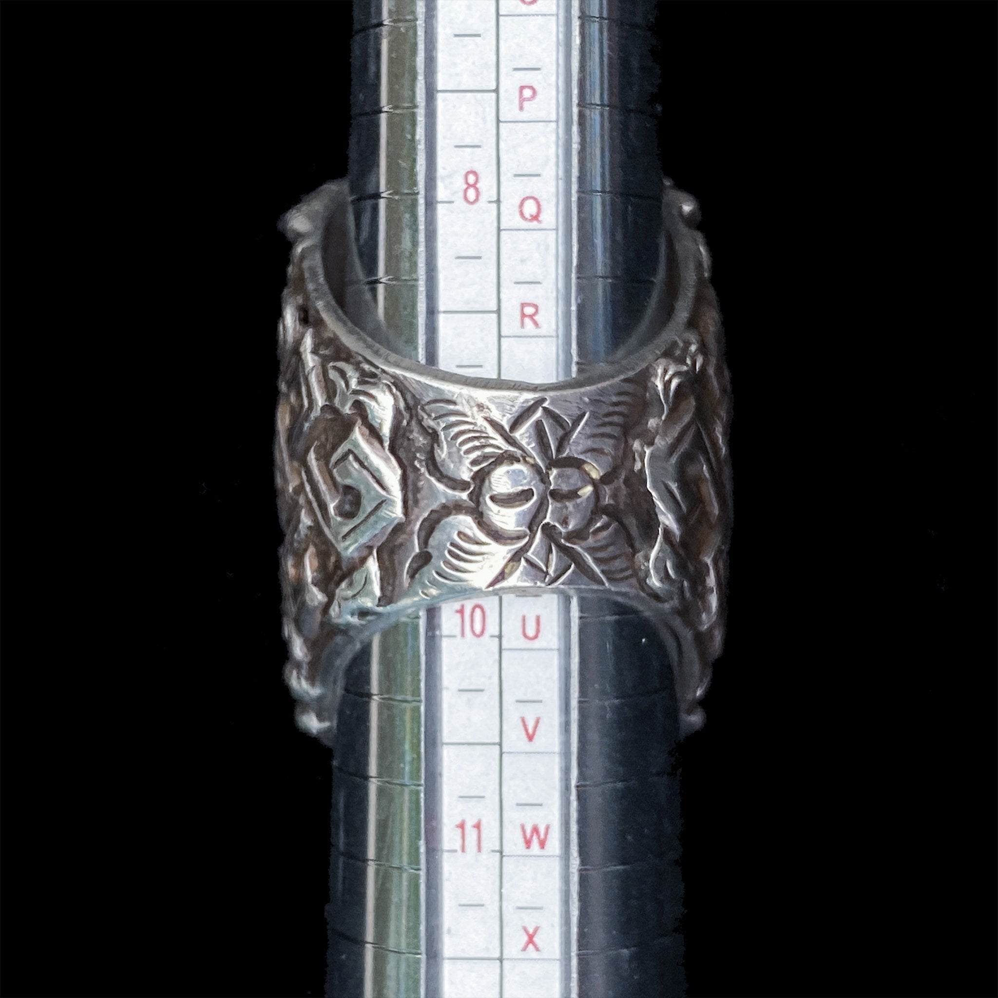 Vintage Himalayan Silver Saddle Ring