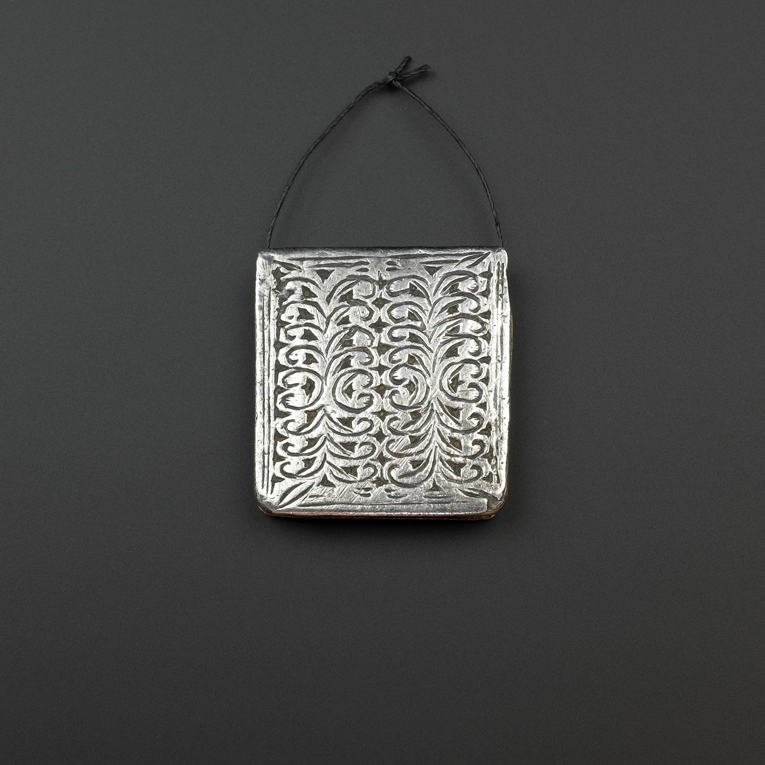 Antique Silver Kitab Amulet, Ida ou Semlal, Morocco