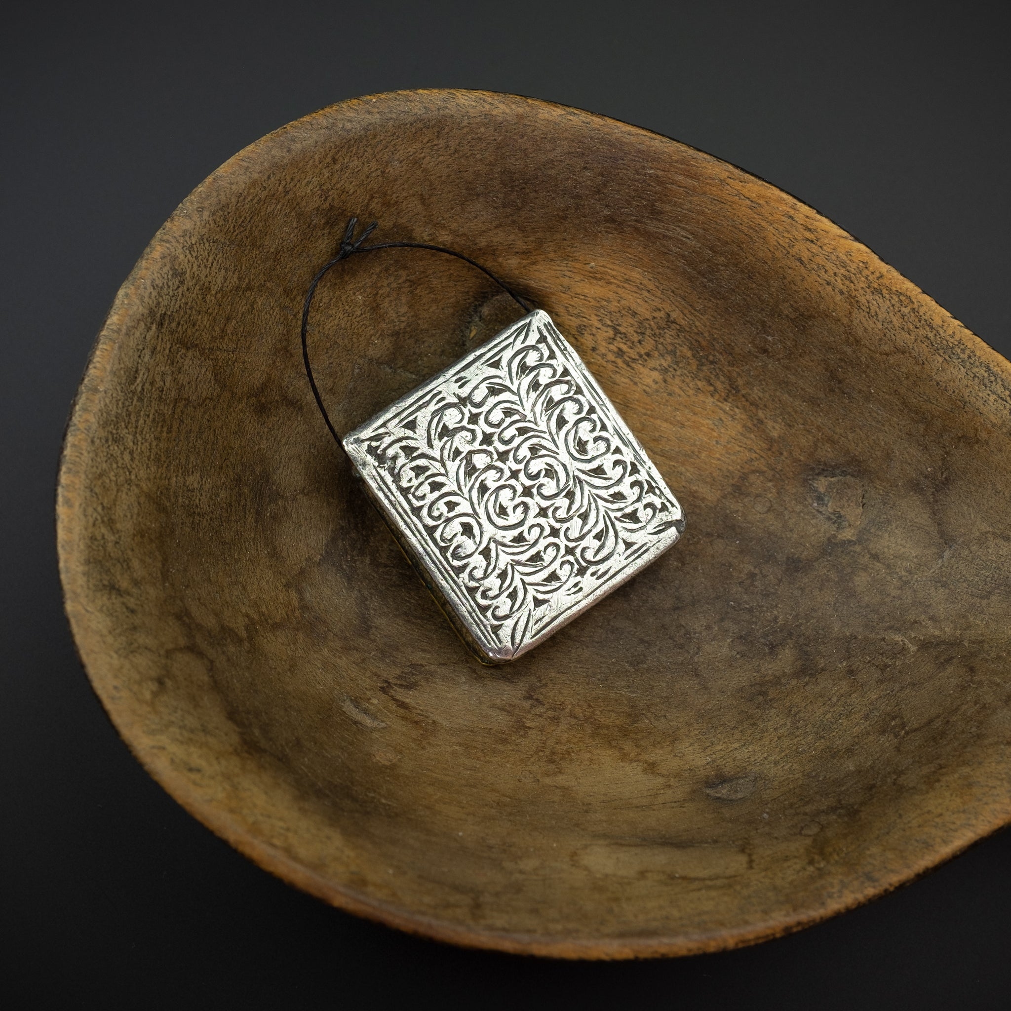 Antique Silver Kitab Amulet, Ida ou Semlal, Morocco