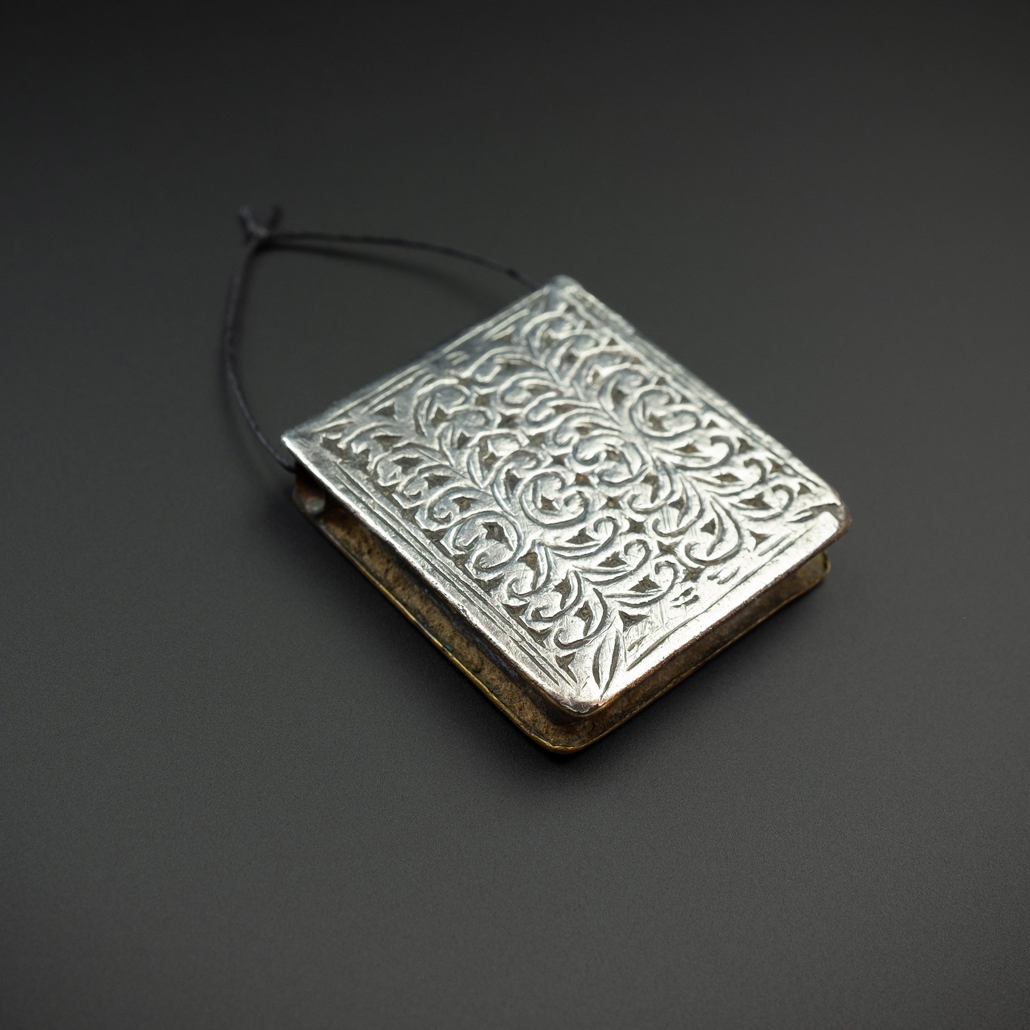 Antique Silver Kitab Amulet, Ida ou Semlal, Morocco