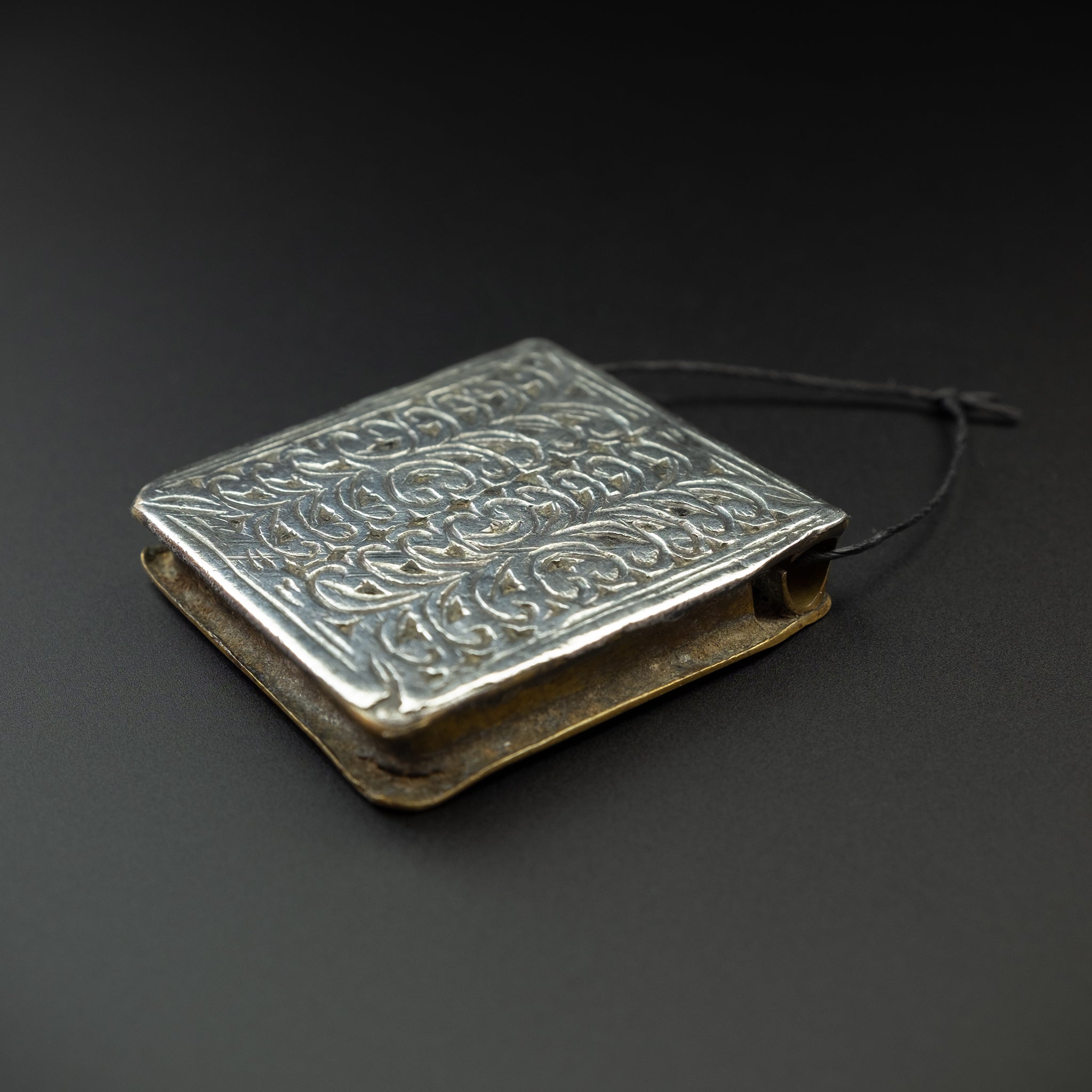 Antique Silver Kitab Amulet, Ida ou Semlal, Morocco