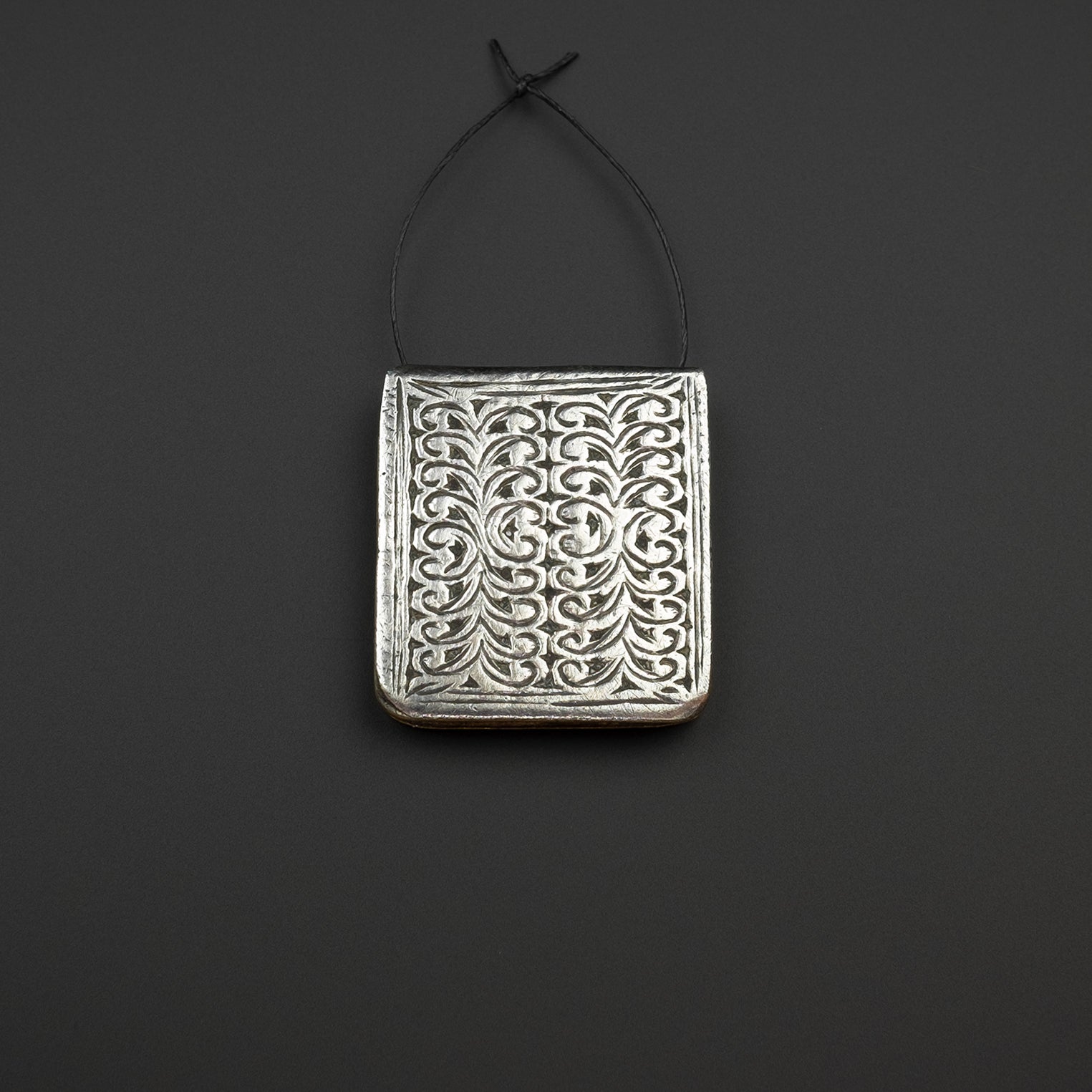 Antique Silver Kitab Amulet, Ida ou Semlal, Morocco