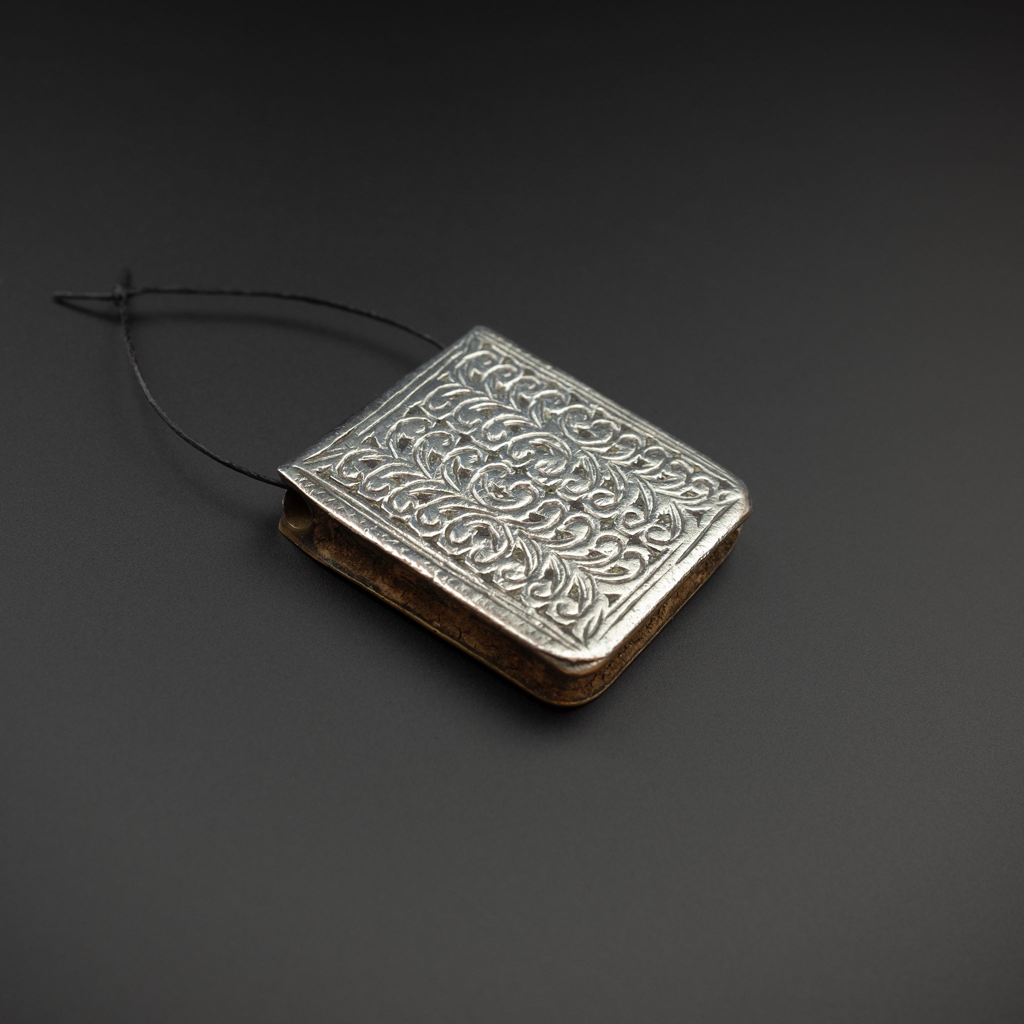 Antique Silver Kitab Amulet, Ida ou Semlal, Morocco