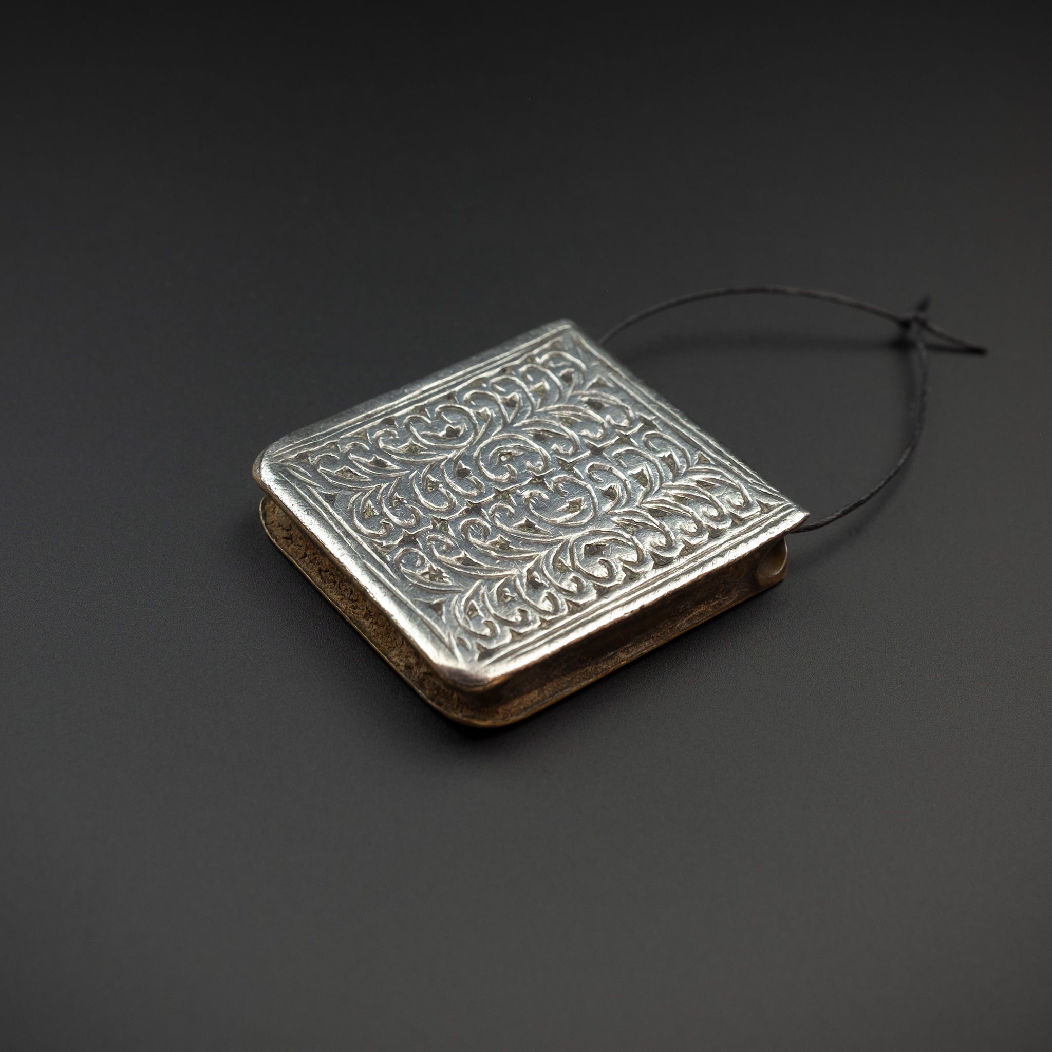 Antique Silver Kitab Amulet, Ida ou Semlal, Morocco