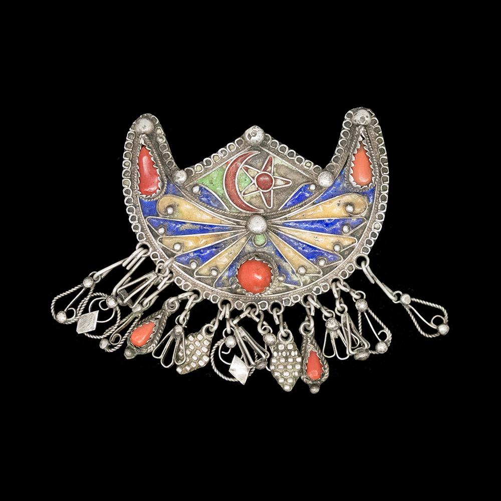 Berber Jewellery | Vintage pin brooch from Kabylie, Algeria