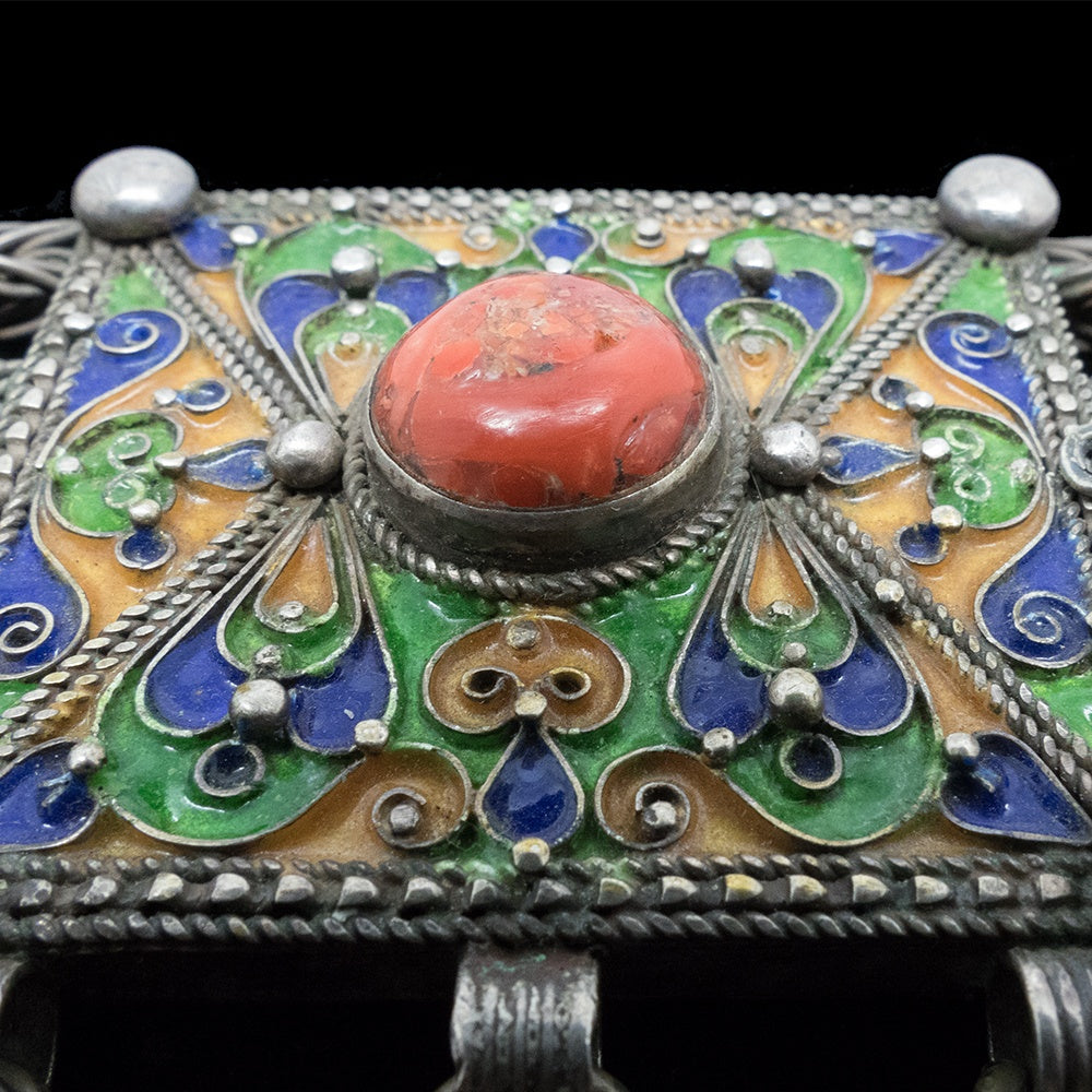Berber Jewellery | Vintage headdress from Kabylie, Algeria