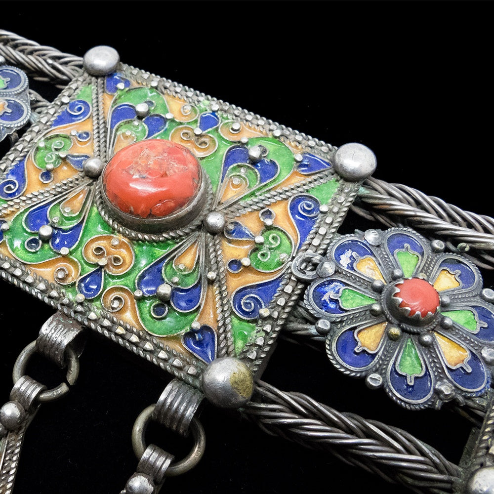 Berber Jewellery | Vintage headdress from Kabylie, Algeria