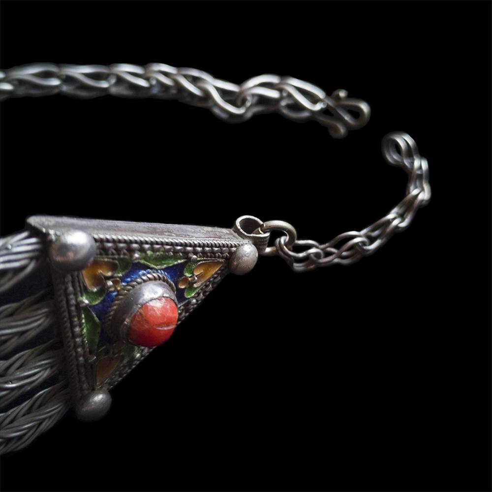 Berber Jewellery | Vintage headdress from Kabylie, Algeria