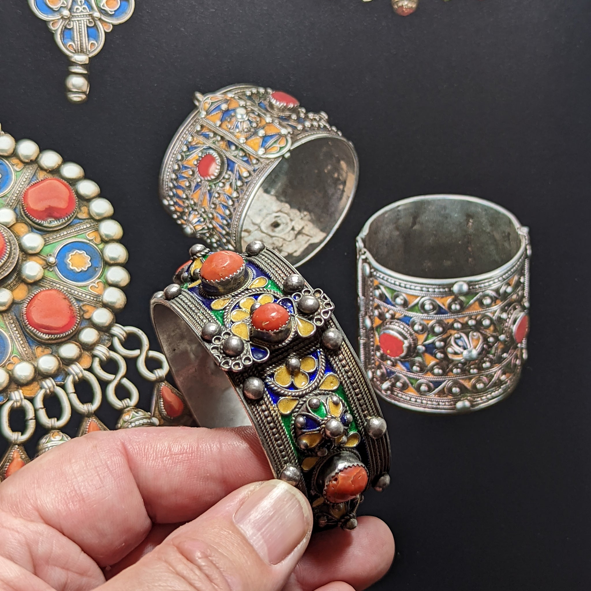 Silver Bracelets from Kabylie | Vintage Ethnic Jewellery | Berber Jewellery