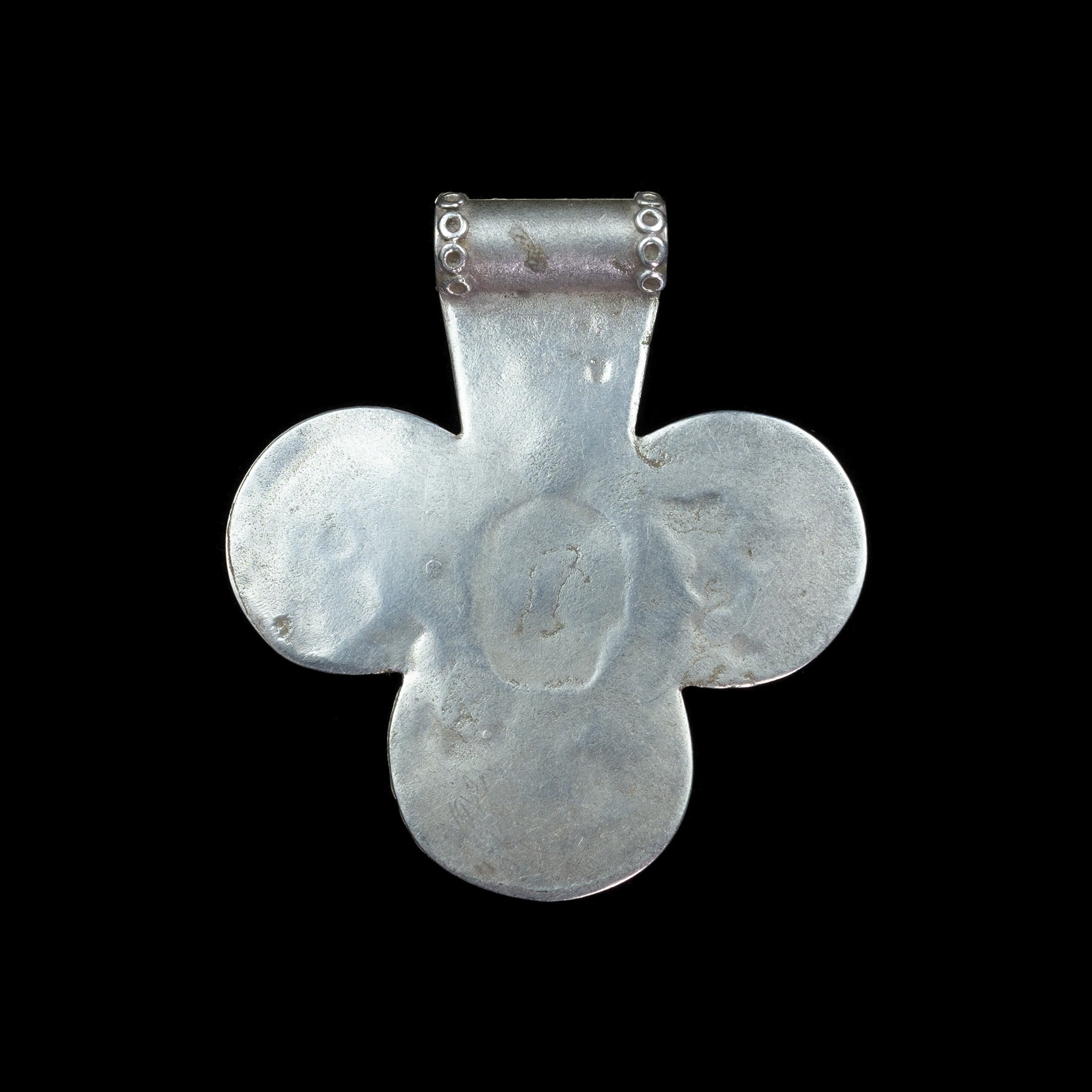 Silver 'Foulet' Hamsa made in Kazakhstan | Vintage Ethnic Jewellery