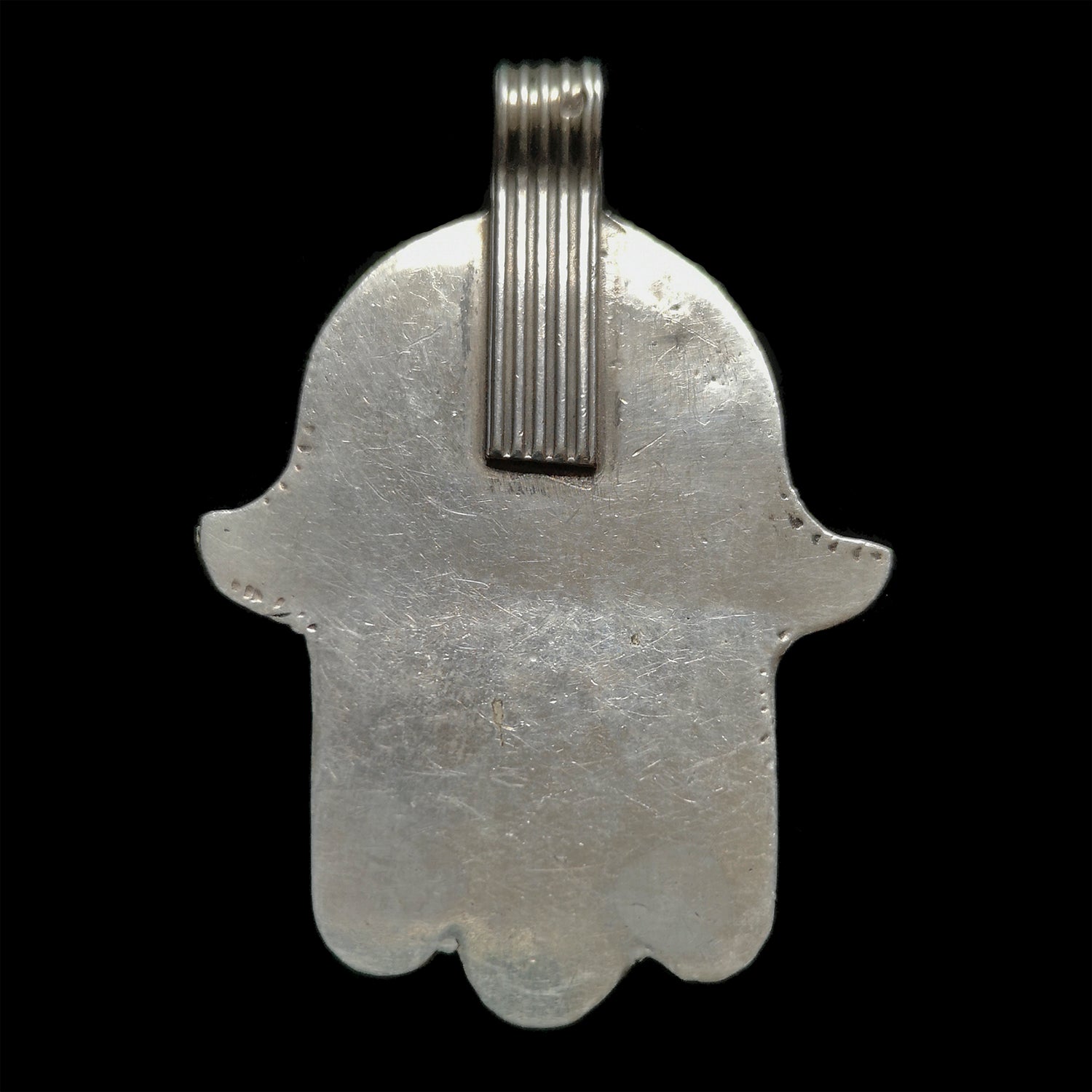 Berber Jewellery | Vintage silver khamsa (hamsa) from Tiznit, Morocco