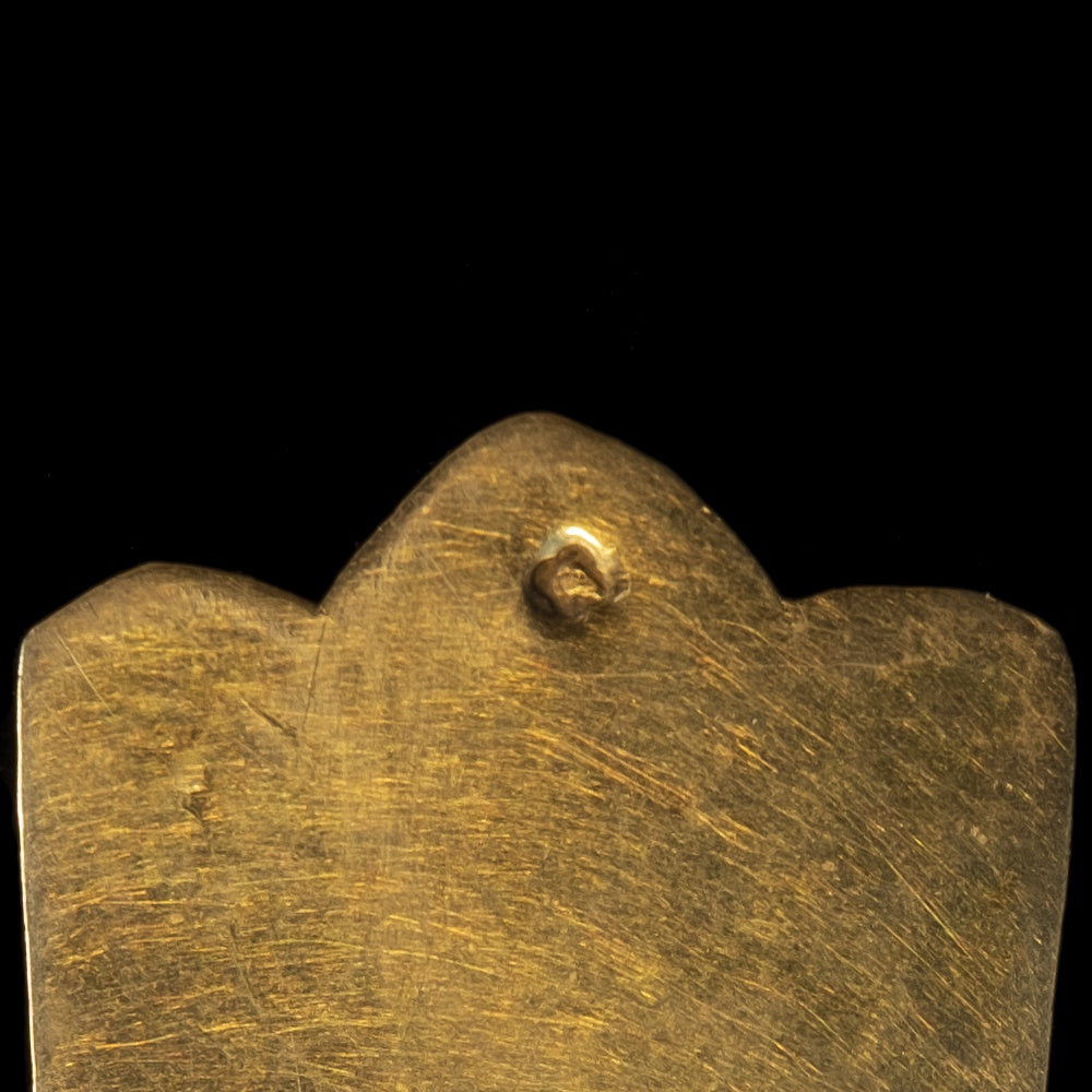 Vintage 18-carat gold khamsa pendant from Morocco