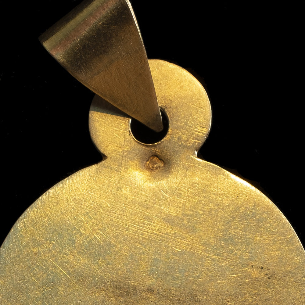 Vintage 18-carat gold khamsa pendant from Morocco