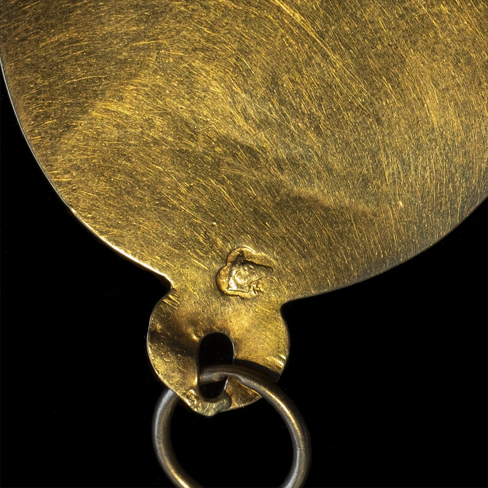 Berber Jewellery | Vintage gold khamsa (hamsa) from Morocco - rare