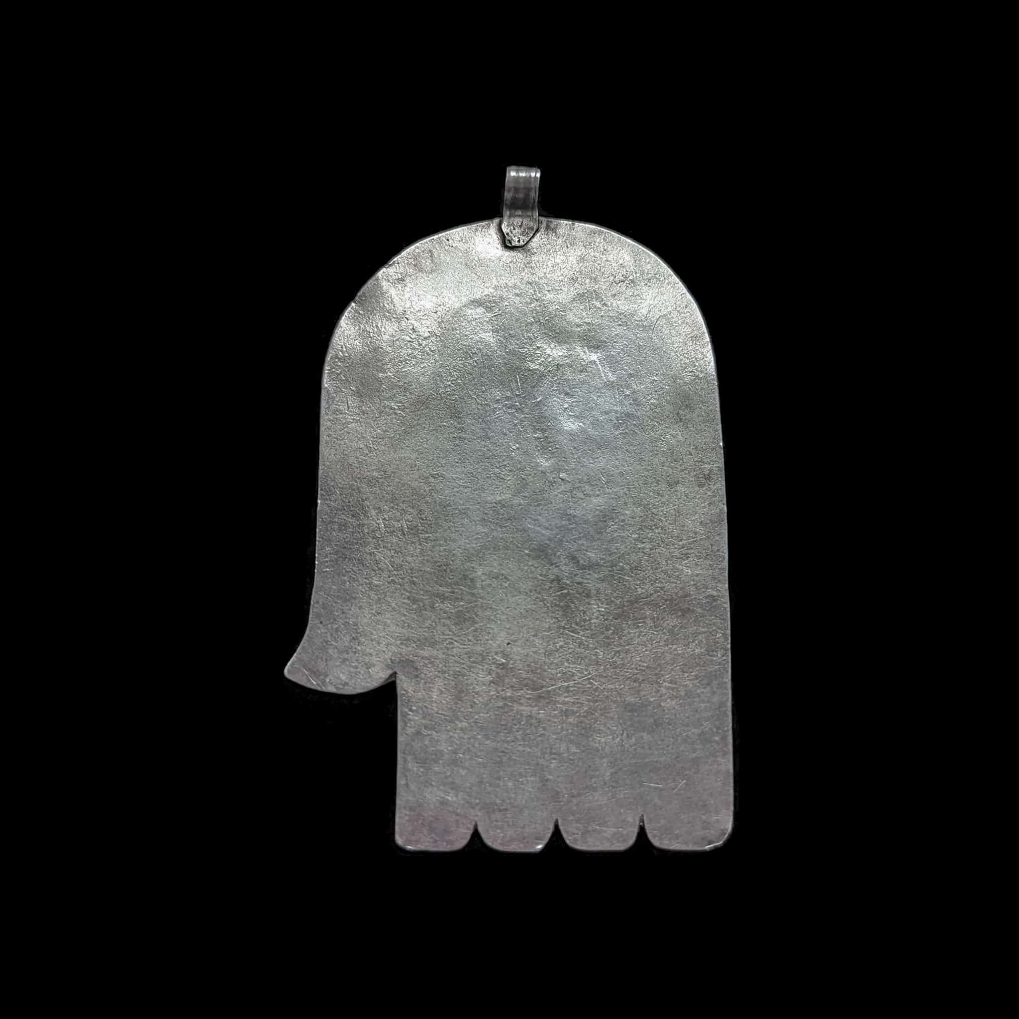 Old Moroccan Silver 'Hand of Fatima' Khamsa (Hamsa) - Large
