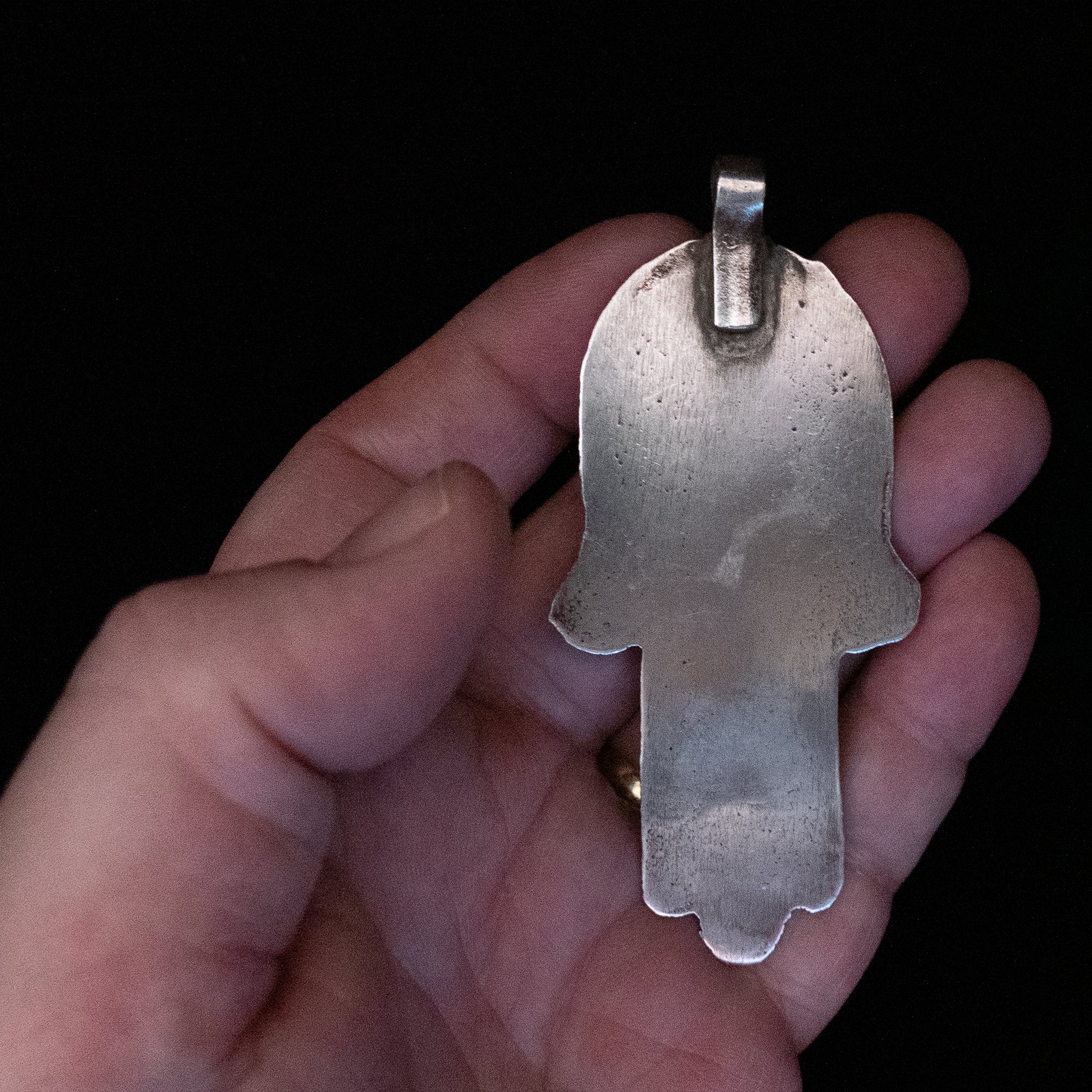 Silver khamsa pendant