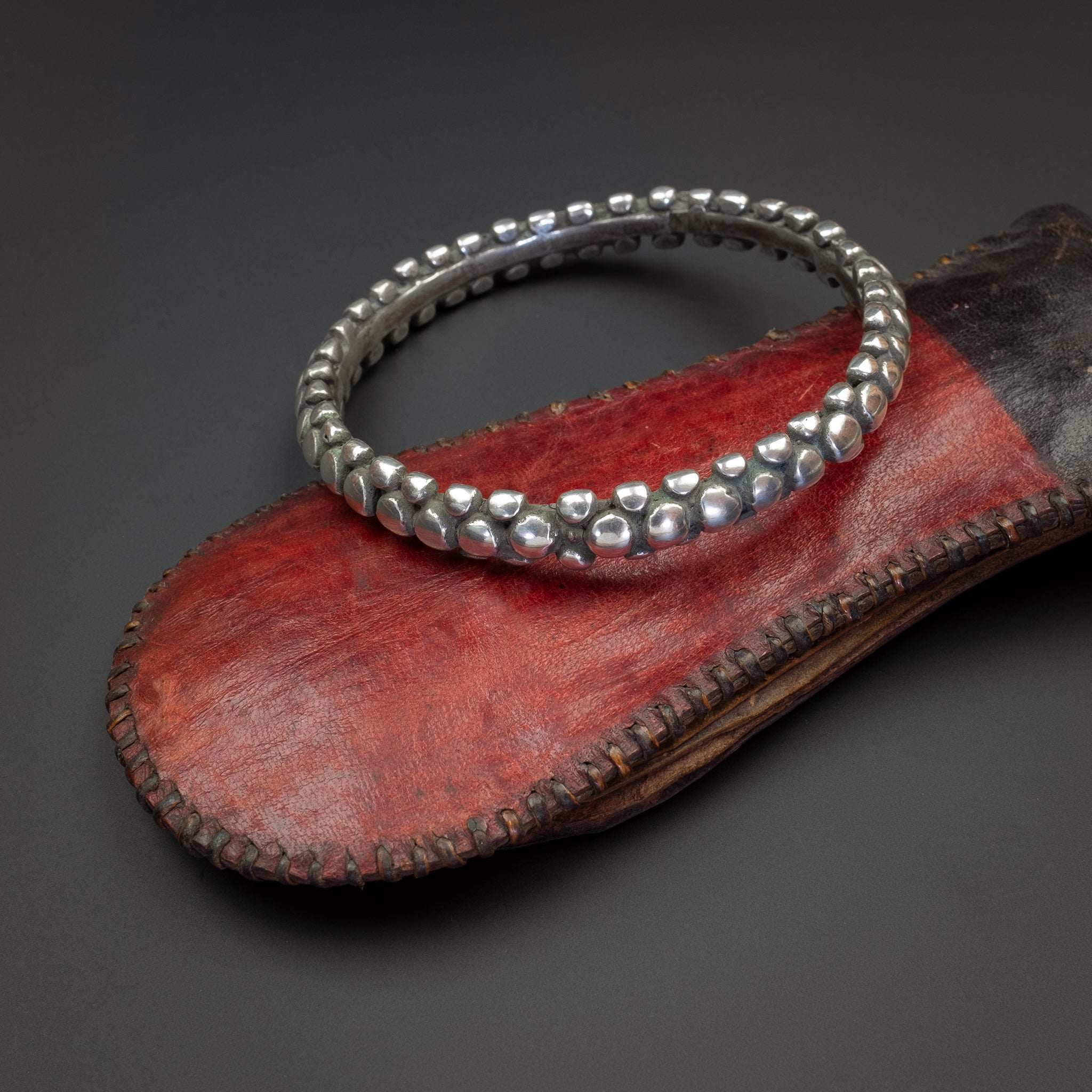 Handcrafted Silver Bangle, Mauritania