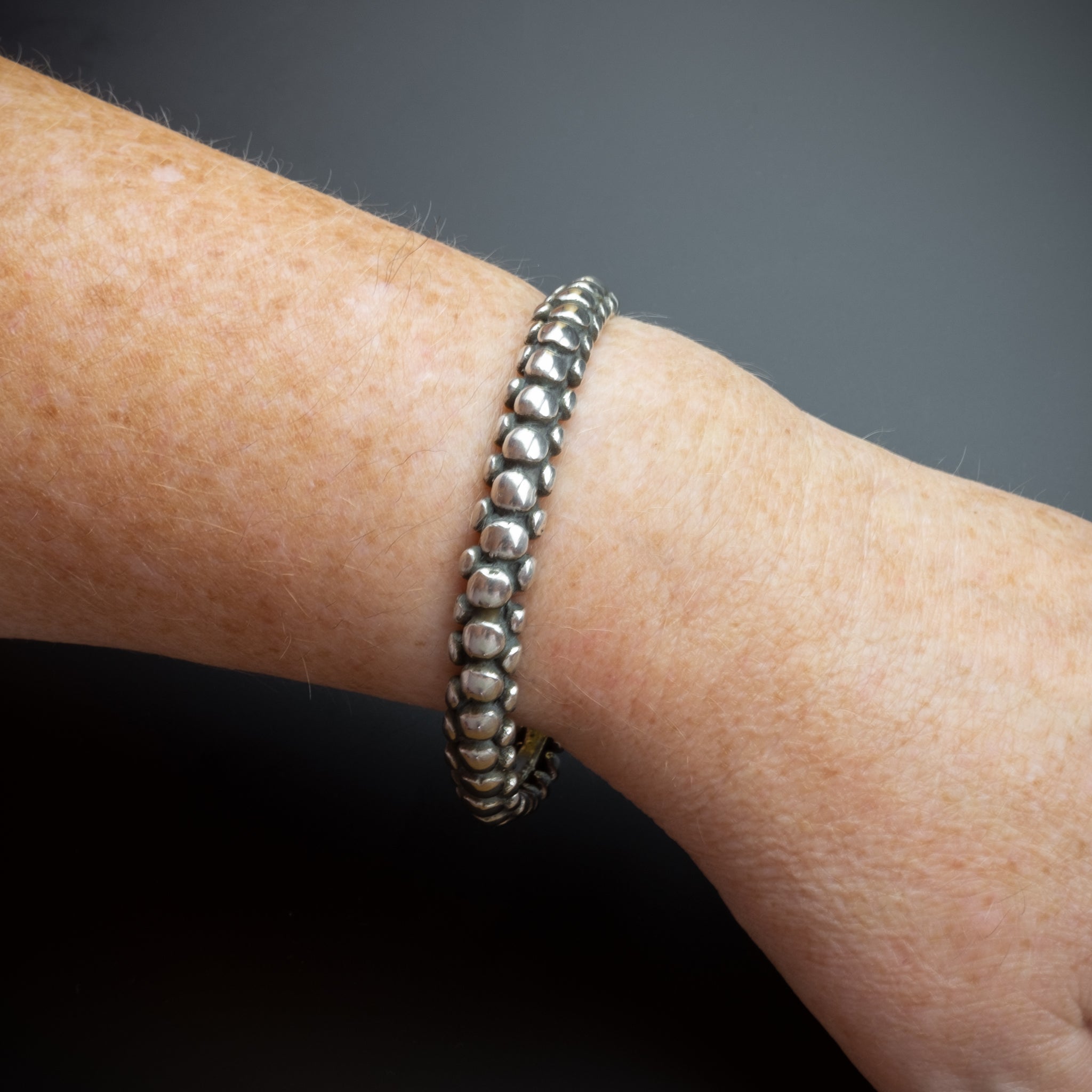 Handcrafted Silver Bangle, Mauritania