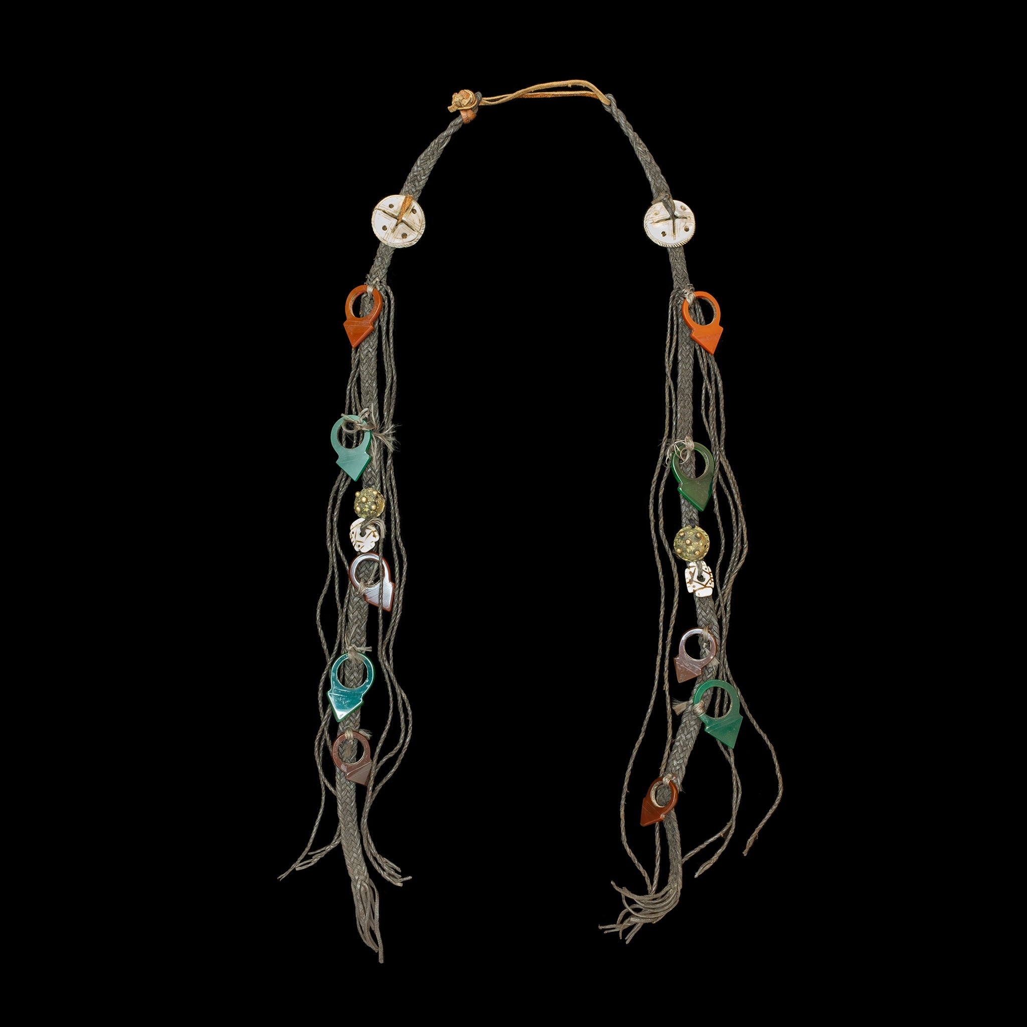 Old Tanfouk (Talhakimt) & Conus Shell Tribal Hair Adornment, North Africa